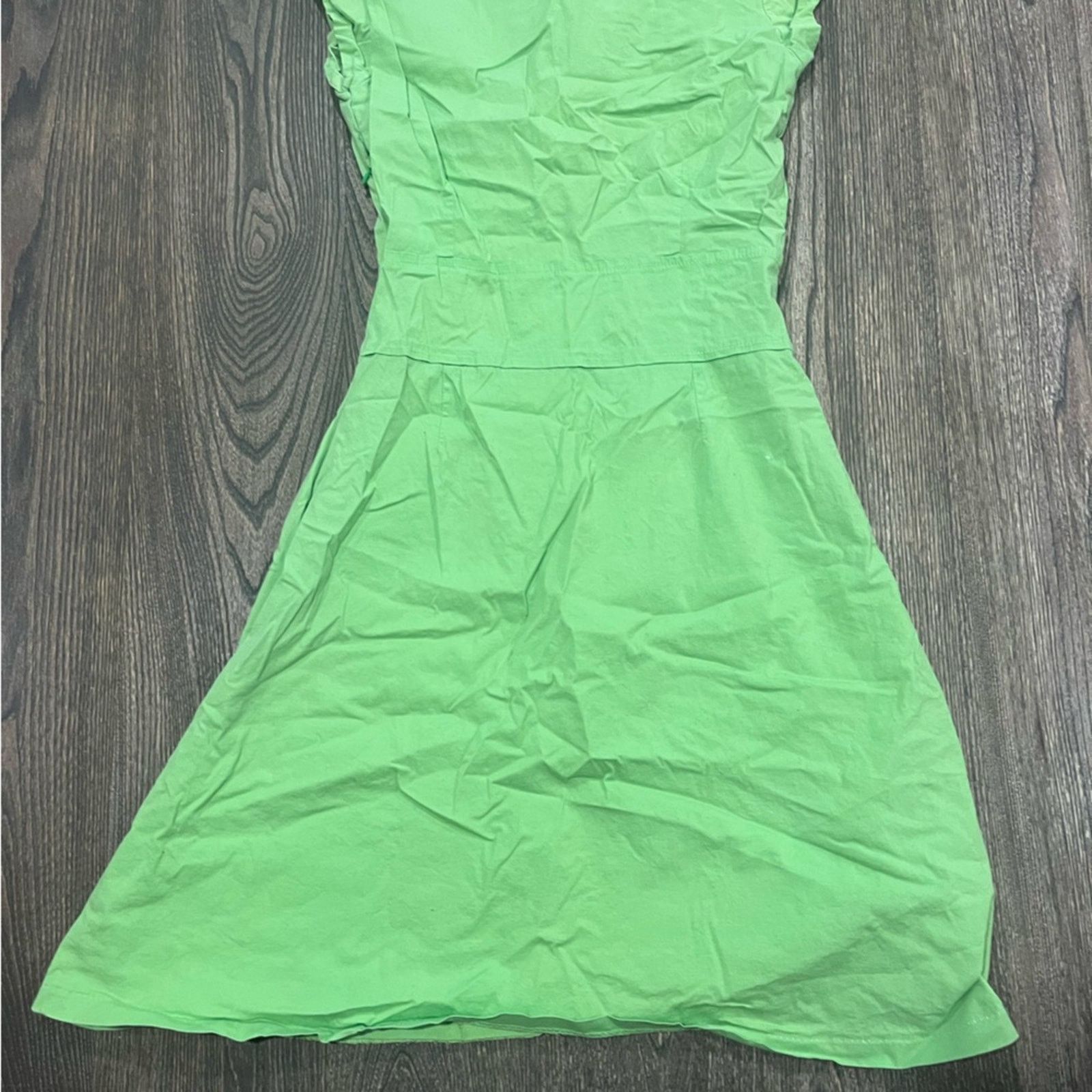 Vintage Shabby Apple Midi Dress Short Cap Sleeve Round Neck Size 6 Size M / US 6-8 / IT 42-44 - 6 Thumbnail
