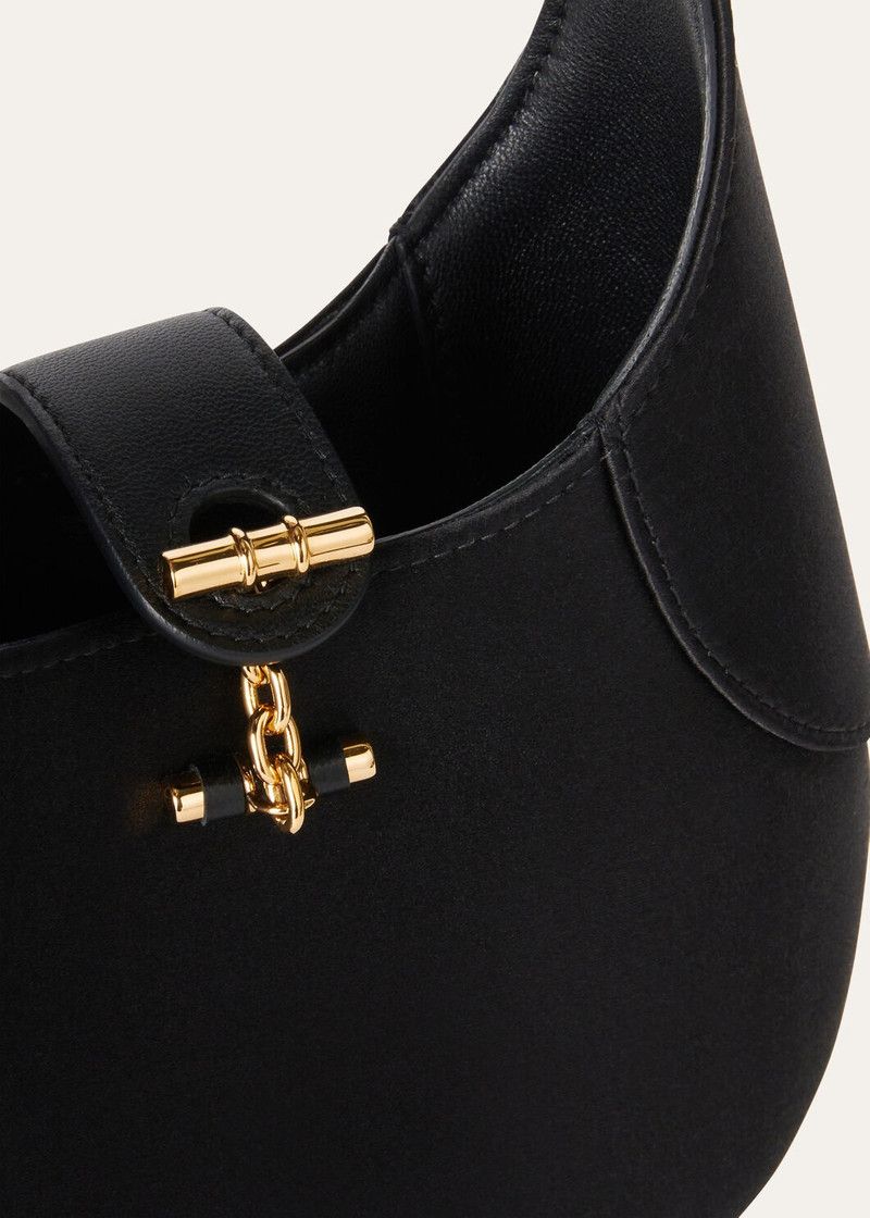Loro Piana o1srvl11e0526 FAO7614 Size: OS / Mini Bobbin Bag in Black Size ONE SIZE - 6 Thumbnail