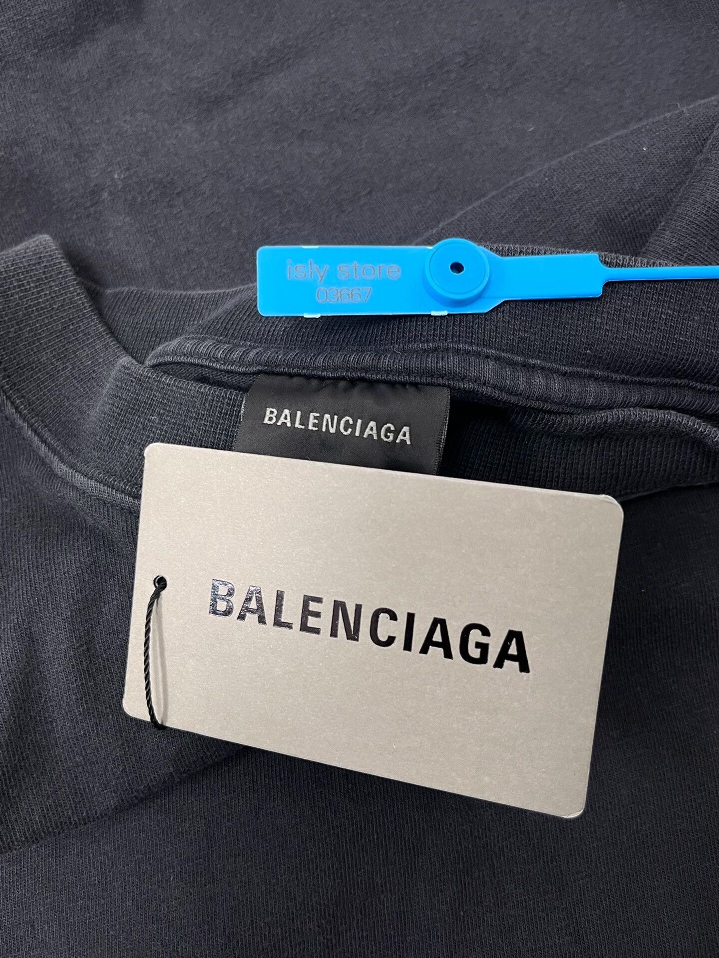 Balenciaga Balenciaga Loose Fit Black Graphic T-Shirt Size US L / EU 52-54 / 3 - 5 Thumbnail