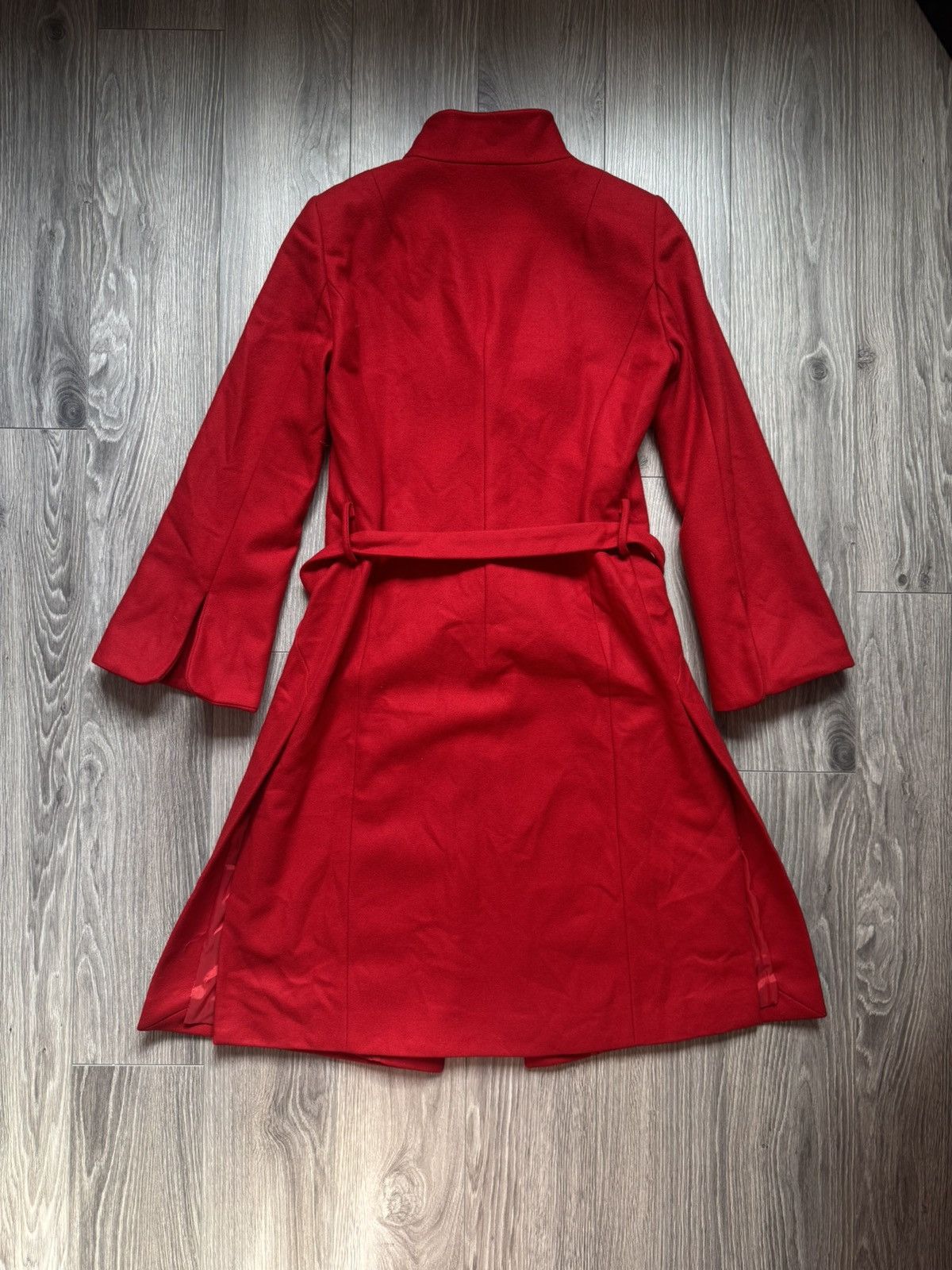 Katharine Hamnett London Vintage Katharine Hamnett London red wool belted coat 46 Size L / US 10 / IT 46 - 13 Thumbnail