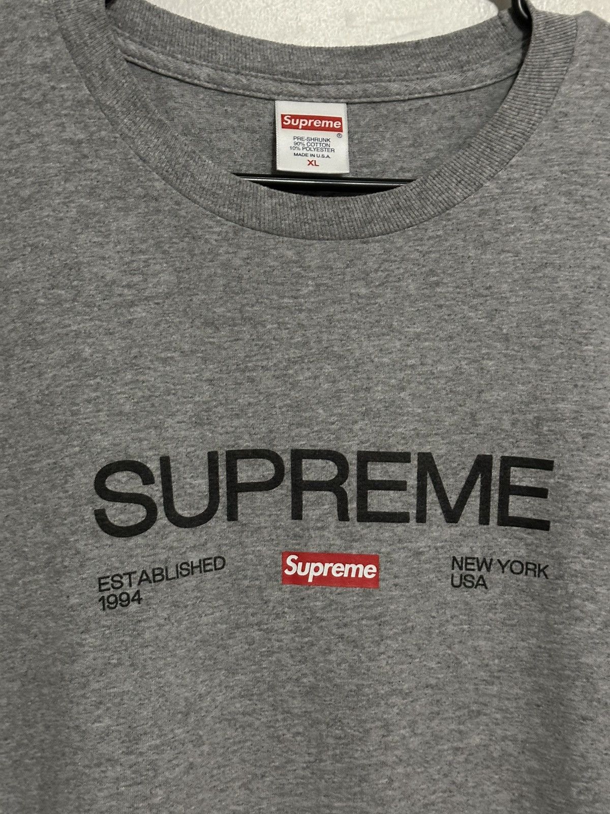 Supreme Supreme Est. 1994 Tee Size US XL / EU 56 / 4 - 2 Thumbnail