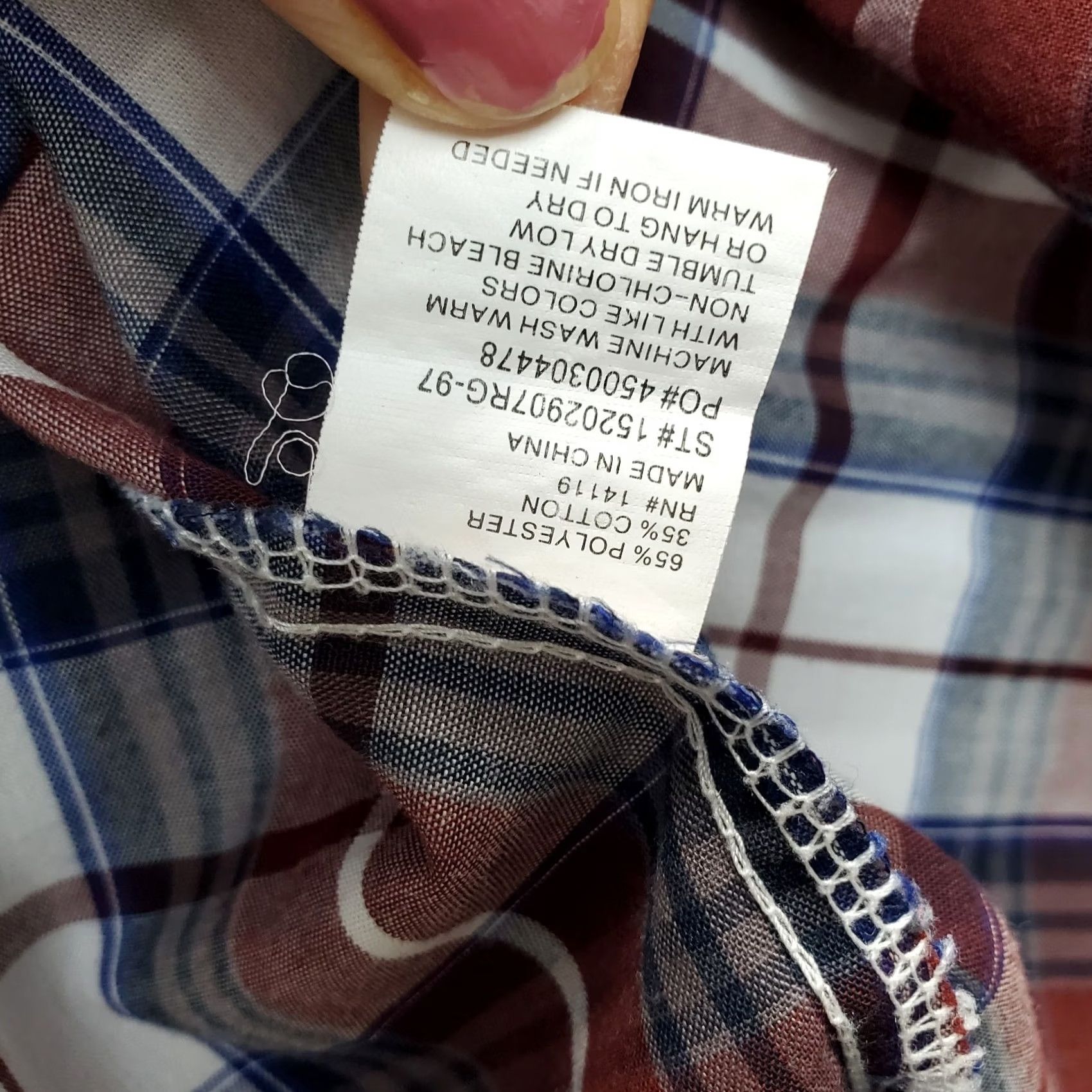 Vintage Ely Cattleman Mens Shirt Multi Plaid Pearl Snap M Adult M Regular Fit Western Casual Button-Up Men Size US M / EU 48-50 / 2 - 7 Thumbnail