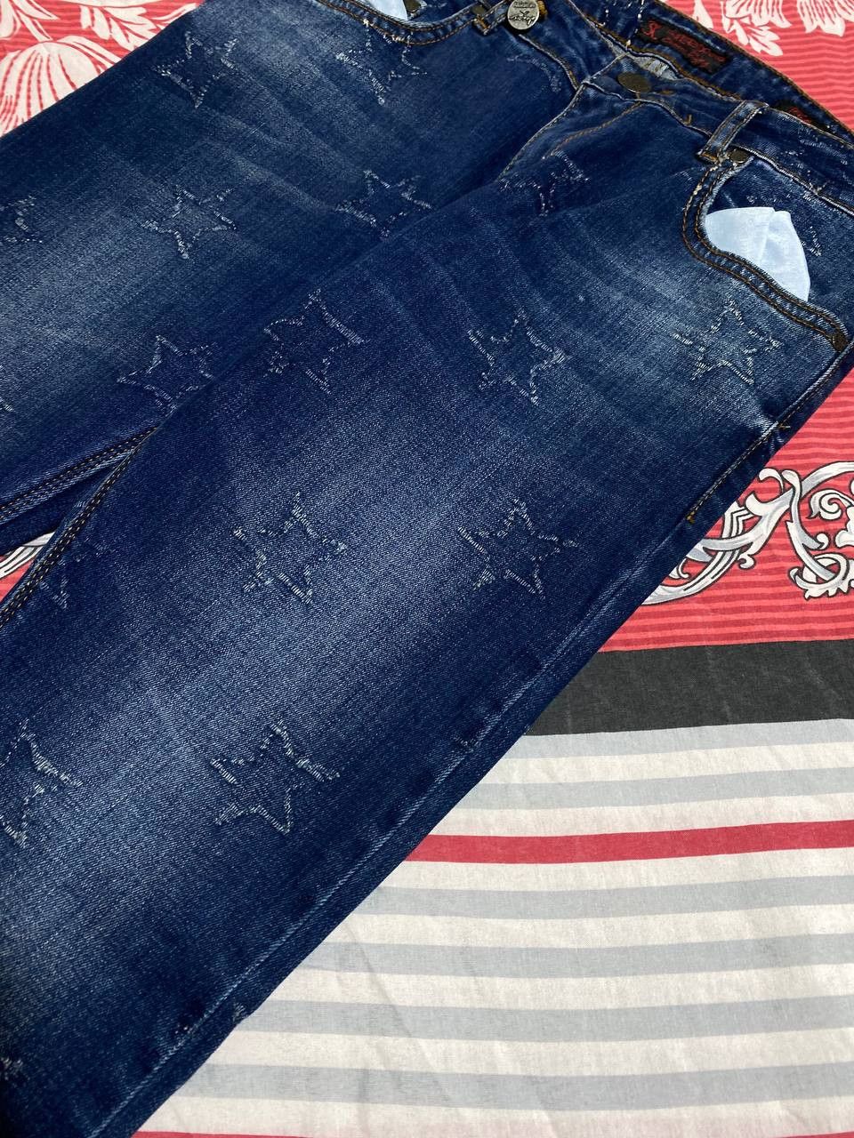 Japanese Brand Crazy Crash Dirty Baggy Faded Jean Japan Avant Garde Style Size US 30 / EU 46 - 5 Thumbnail