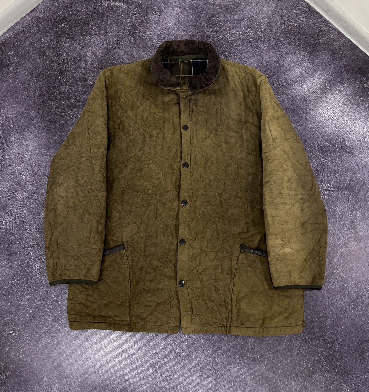 Mint Vintage BARBOUR moleskin jacket L