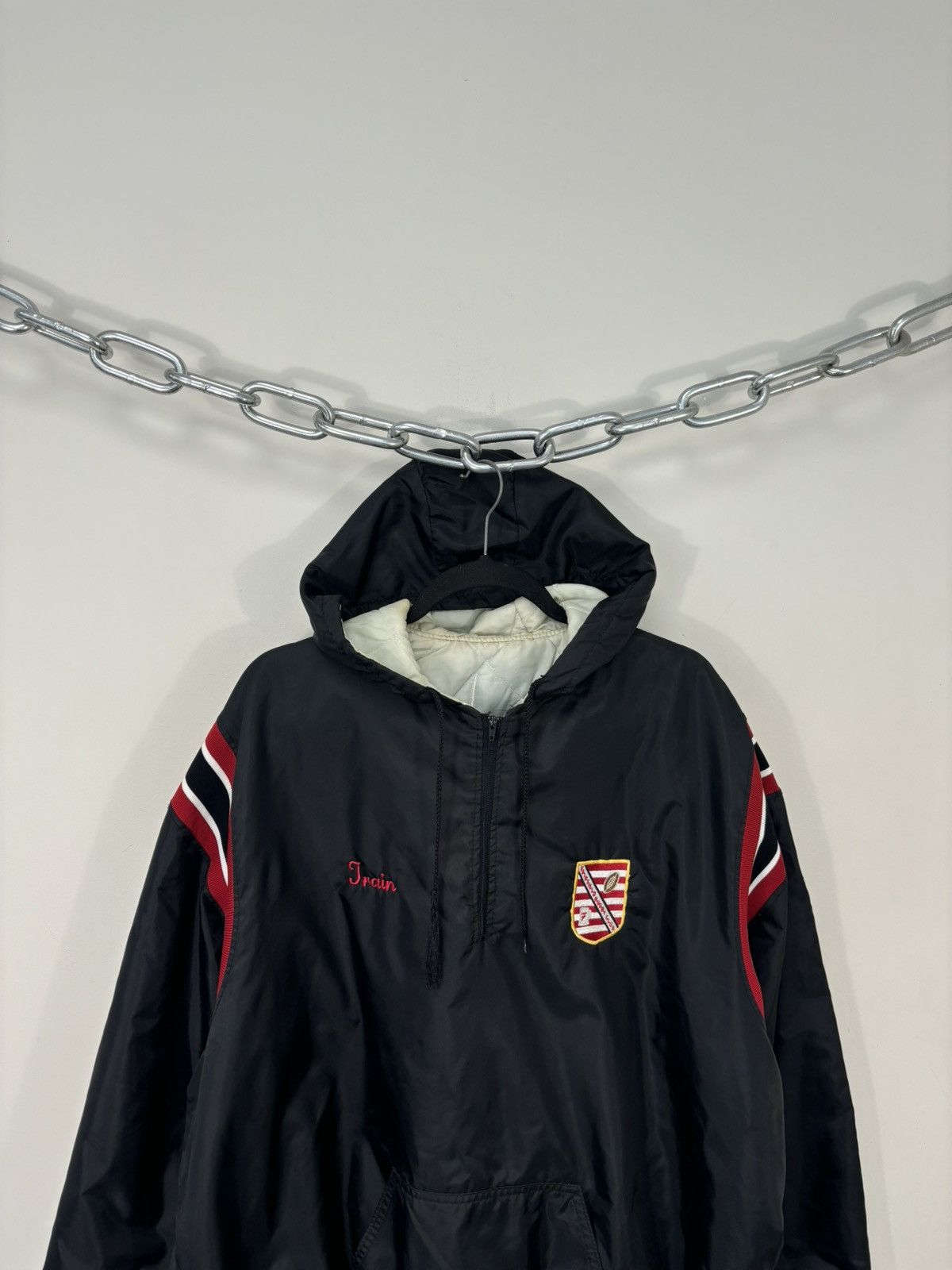 Delong Vintage 90s DeLong USA College Fairfield Rugby Anorak Jacket Size US XL / EU 56 / 4 - 3 Thumbnail