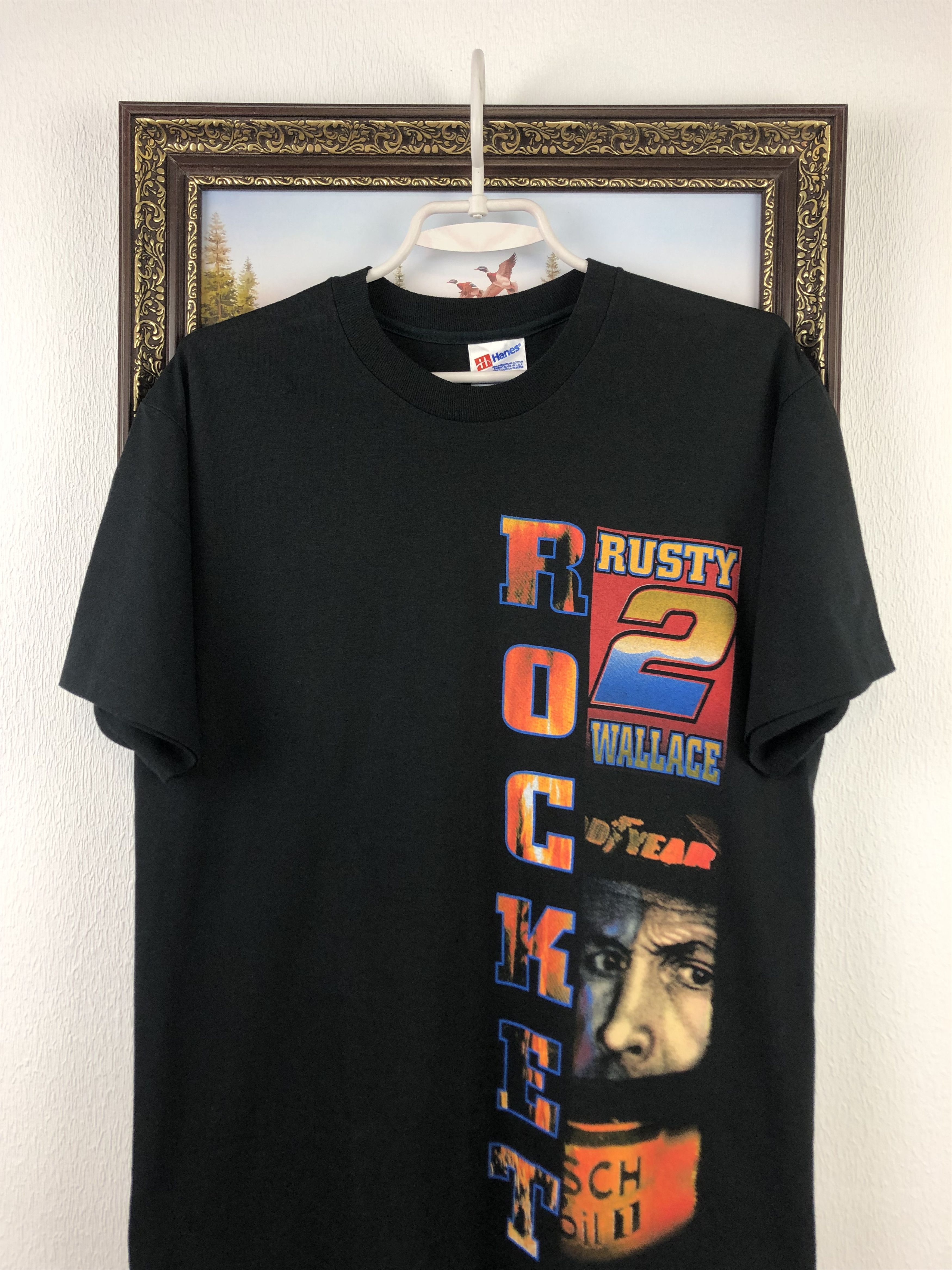 Vintage Vintage Rusty Wallace Shirt Rocket Nascar Miller Racing Tee Size US M / EU 48-50 / 2 - 4 Thumbnail