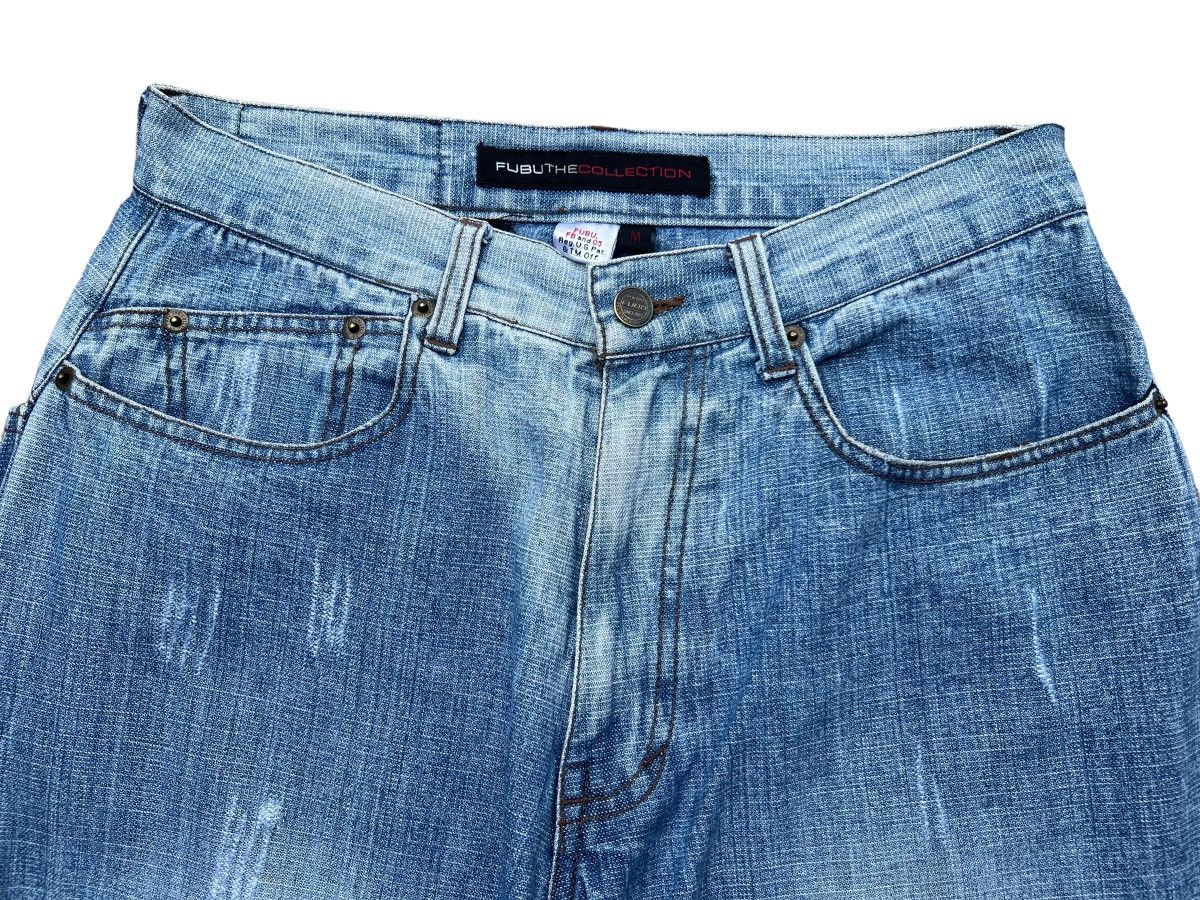 JNCO Vintage Y2k Fubu Baggy Denim Jeans 30x31 Size US 30 / EU 46 - 6 Thumbnail