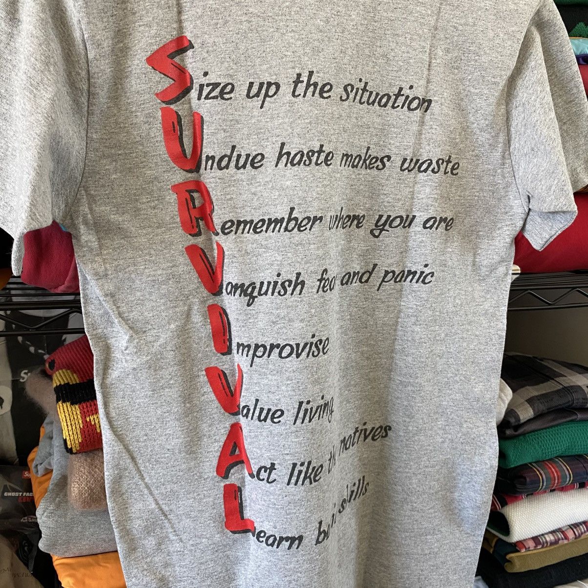 Supreme Vintage Supreme Survival T-Shirt 2007 Size US S / EU 44-46 / 1 - 7 Thumbnail