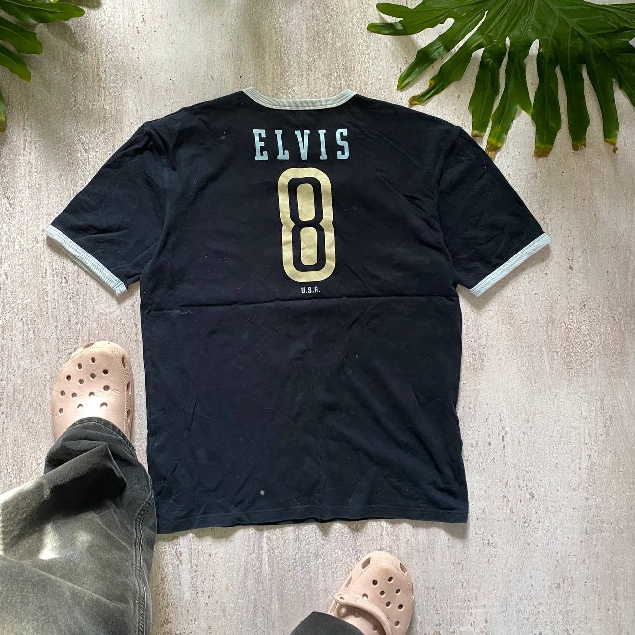 Band Tees VINTAGE Y2K ELVIS PRESLEY ALLSTARS RARE T SHIRT 188 Size US XL / EU 56 / 4 - 2 Thumbnail