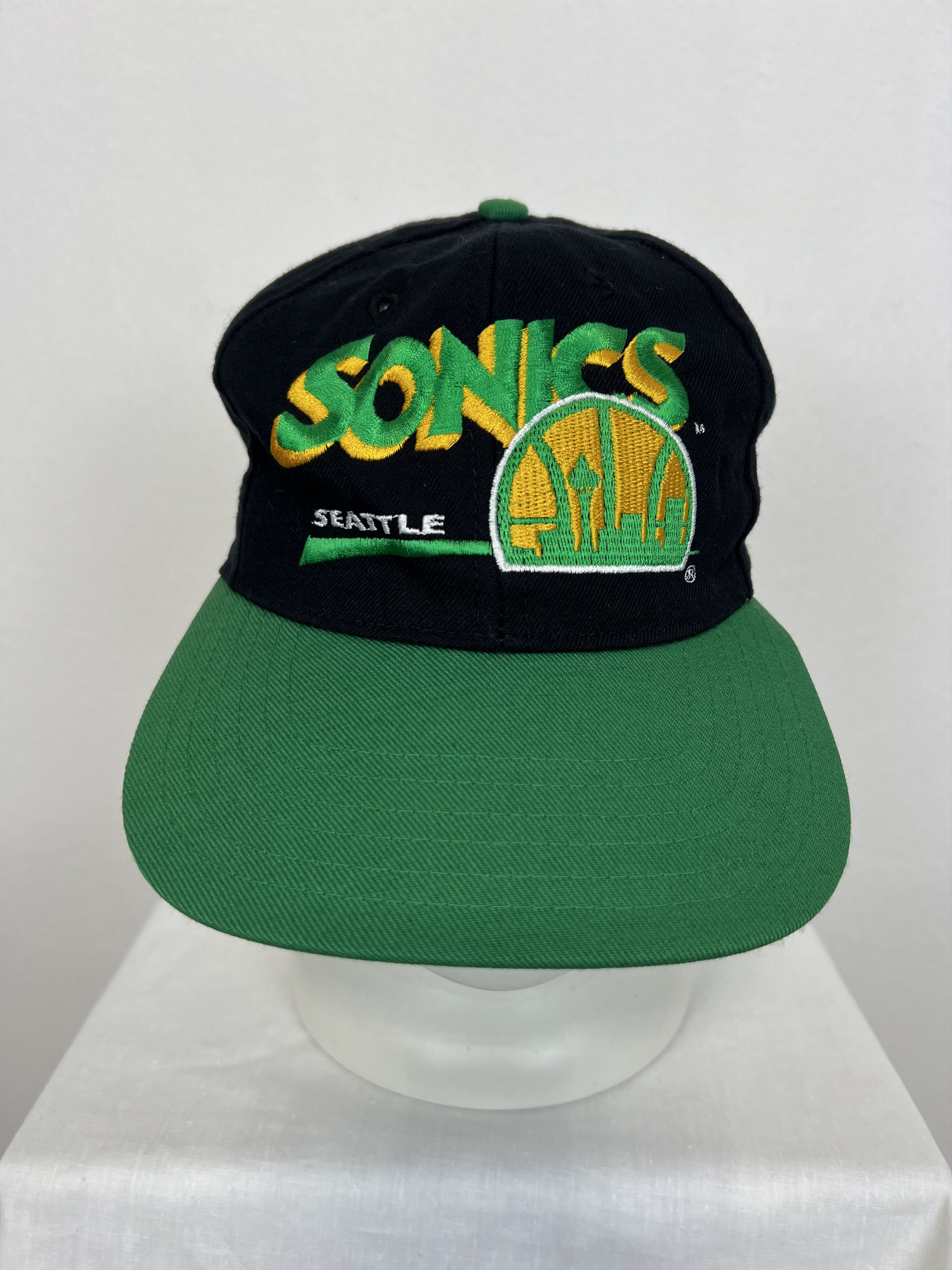 Vintage Vintage Seattle Sonics Supersonics NBA Snapback Cap Hat Rare Size ONE SIZE - 1 Thumbnail