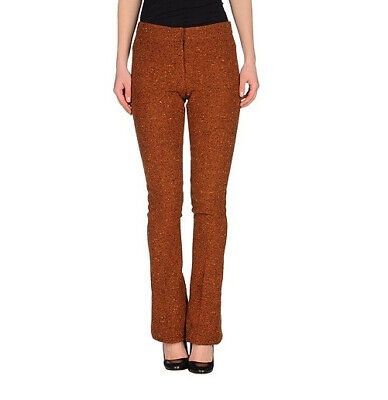 Burberry Prorsum Burberry Prorsum Tangerine Tweed Flared Pants Size 30" / US 8 / IT 44 - 14 Thumbnail