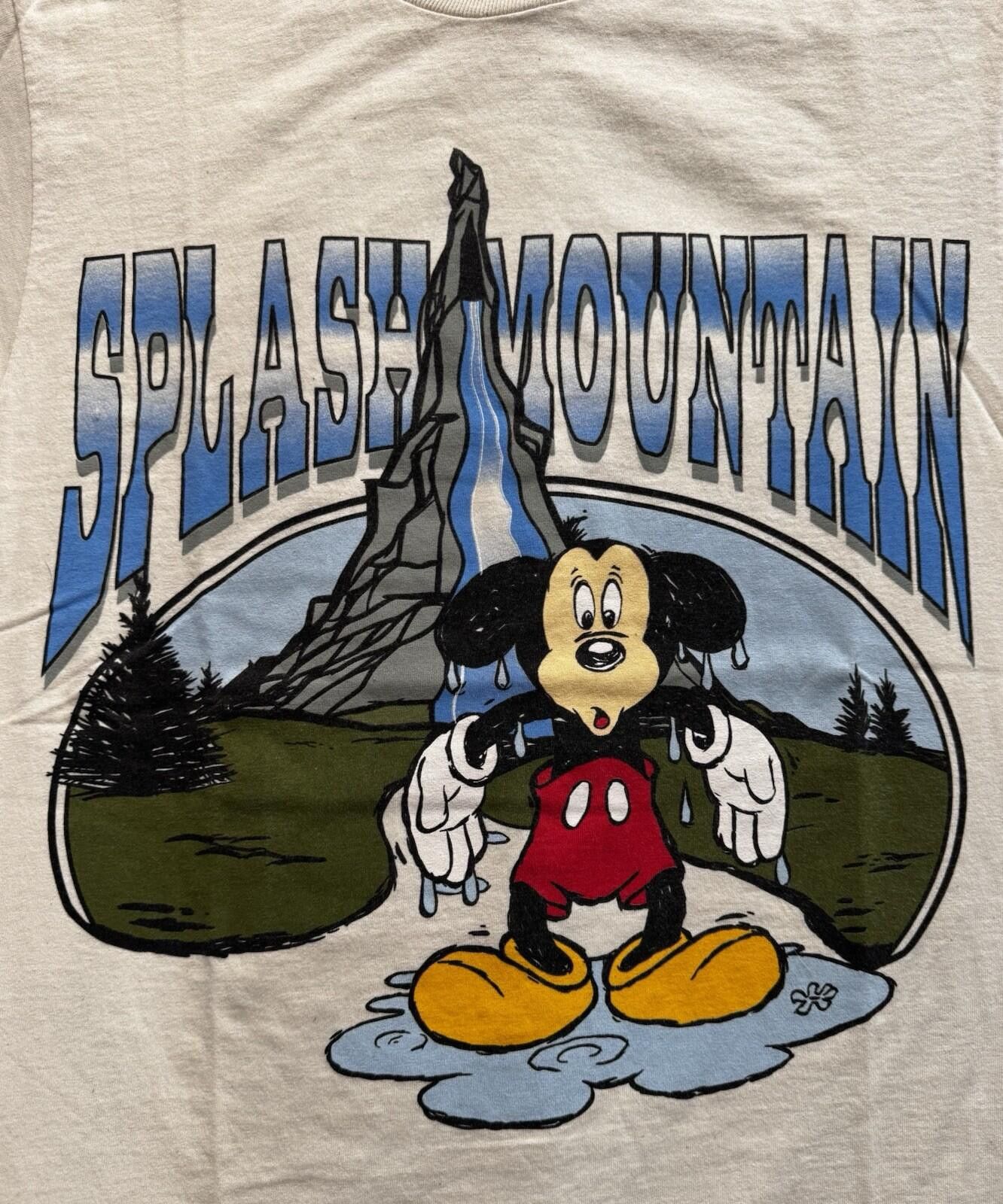 Disney Vintage 90s Disney Splash Mountain Mickey Shirt M Deadstock Size ONE SIZE - 2 Thumbnail