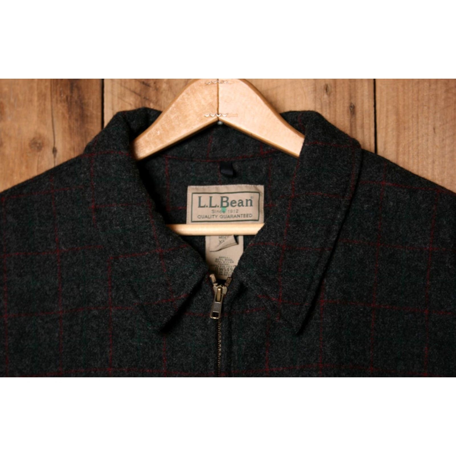 Vintage VINTAGE L.L. Bean Malone Plaid Wool Blend Guide Jacket Windstopper Lining Sz. XXL Tall Mens Jacket Size US XXL / EU 58 / 5 - 2 Thumbnail