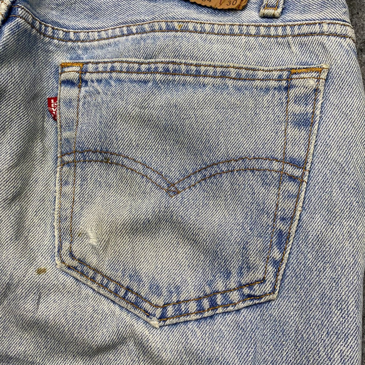 Levi's Vintage Clothing Vintage 90s Levis 501 Distressed denim Kurt Cobain Style Size US 34 / EU 50 - 14 Thumbnail