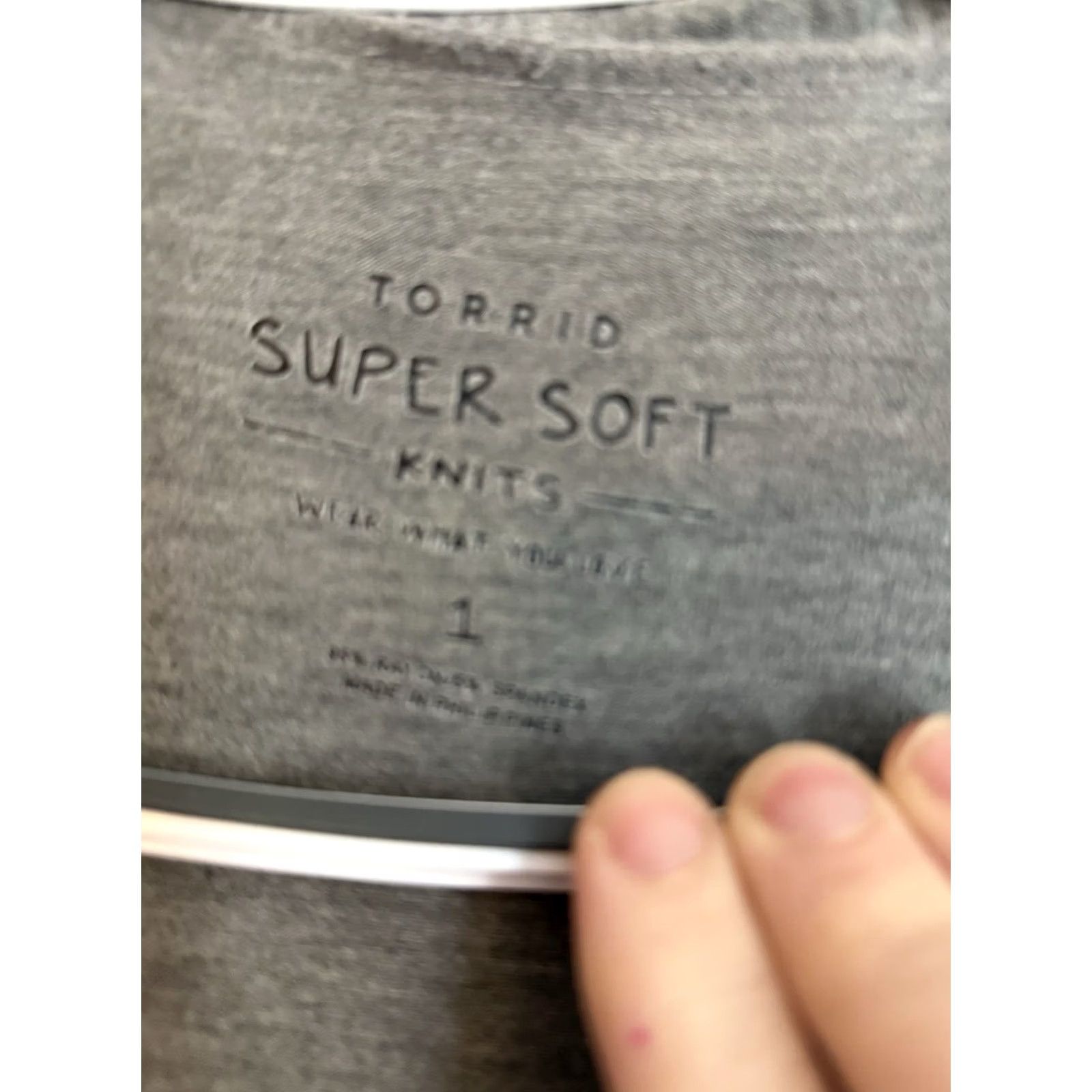 Torrid Torrid Cardigan Sweater Long Gray 1X Plus Womens Knit Relaxed Casual Machine Washable Gray Cardigan 1X Torrid Womens Cardigan Size XL / US 12-14 / IT 48-50 - 4 Thumbnail