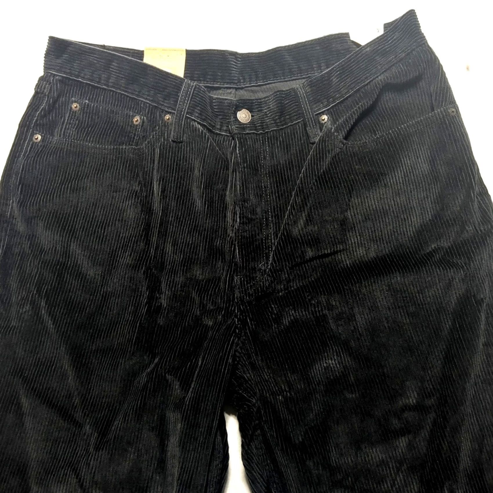 Levi's Levi's High-Waisted Mom Jeans Black Corduroy 33x30 Women 5-Pocket Vintage Style NWT Fall Winter Size 24" / US 00 / IT 34 - 5 Thumbnail
