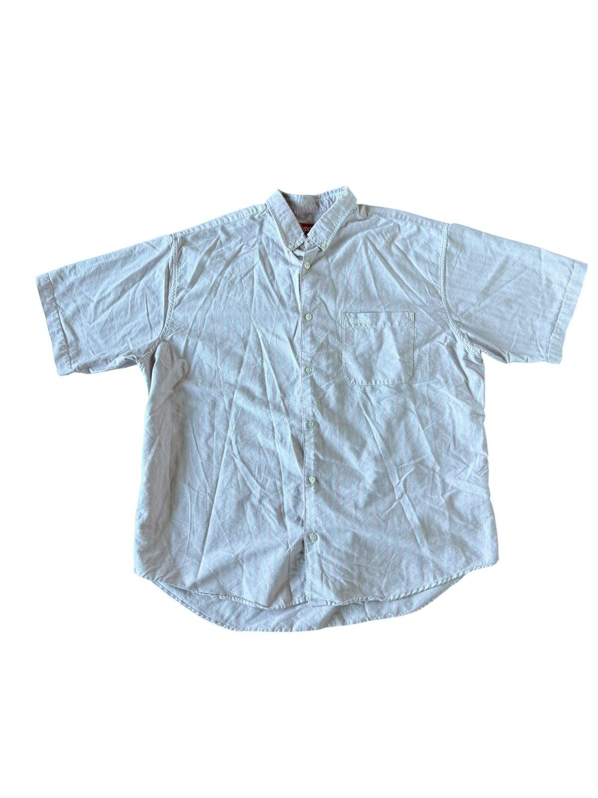 Supreme SS25 SUPREME Loose FIT SS OXFORD BUTTON UP SHIRT Size US XL / EU 56 / 4 - 1 Thumbnail