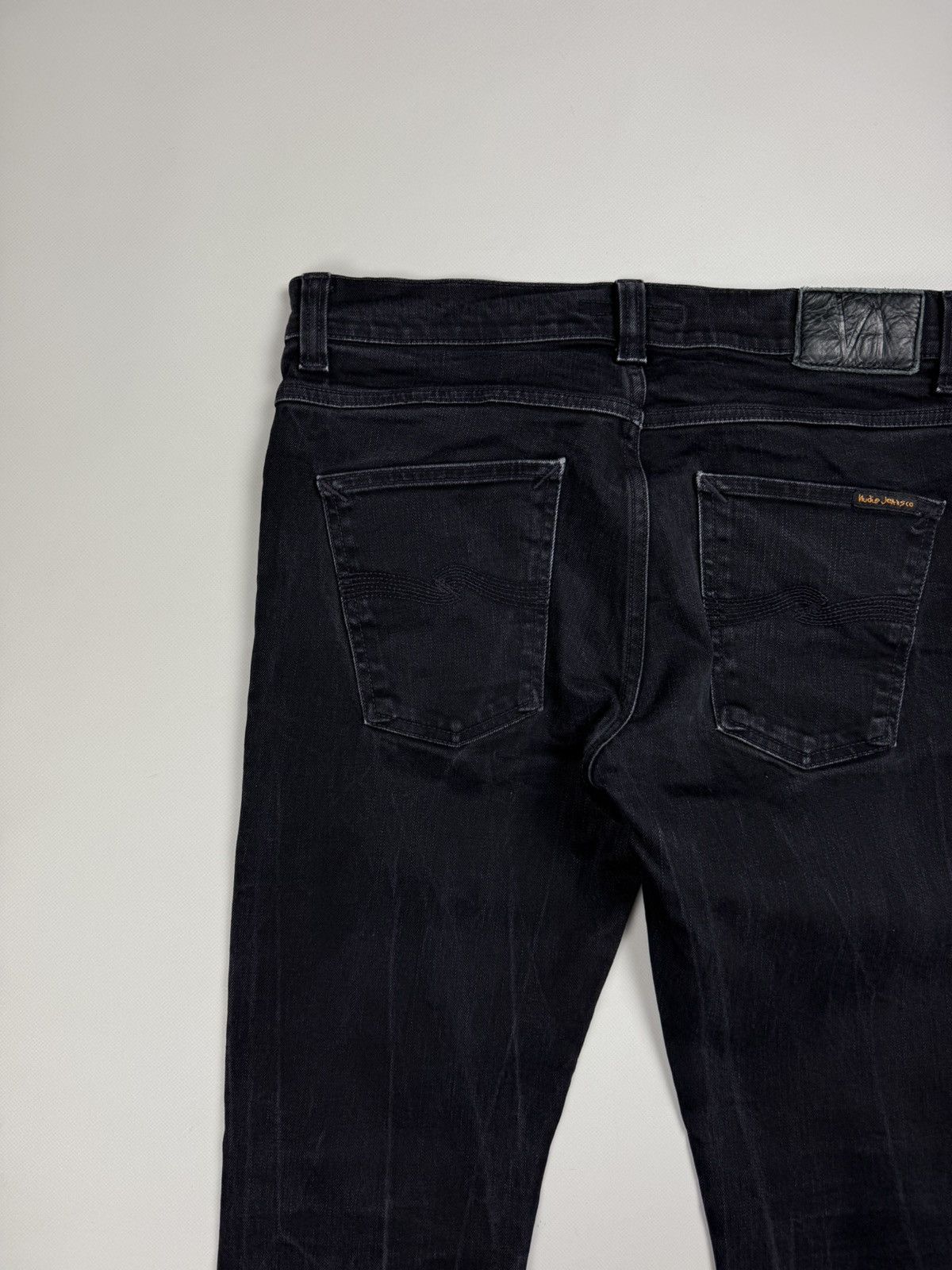 Nudie Jeans Nudie Jeans Co Lean Dean Dey Cold Black Men’s Jeans Size US 32 / EU 48 - 21 Thumbnail
