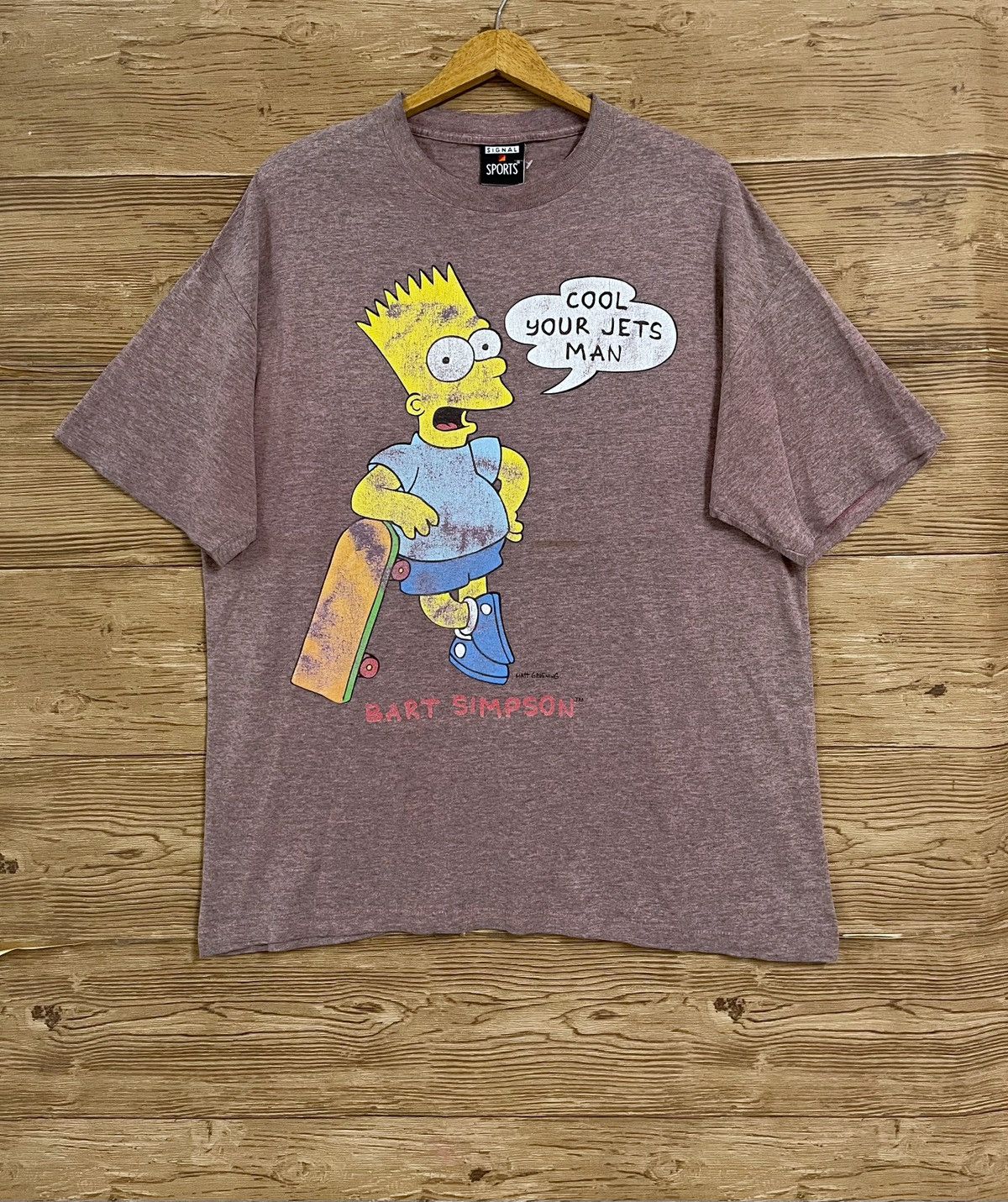 Vintage 90’s Bart Simpsons The Simpsons T shirt Skate XL