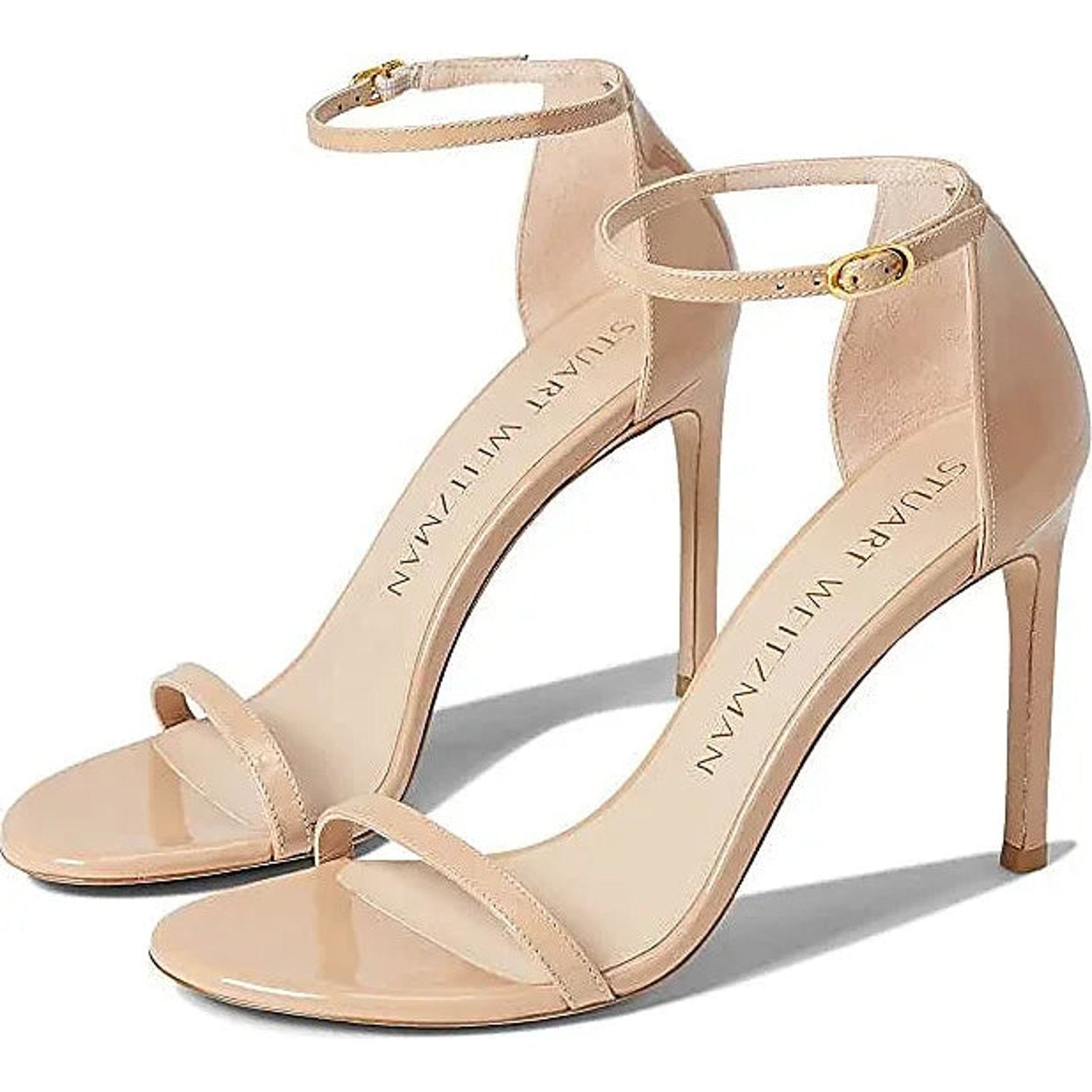 Stuart Weitzman Stuart Weitzman Nudistcurve Leather Stiletto Sandals US 6.5 Size US 6.5 / IT 36.5 - 1 Thumbnail