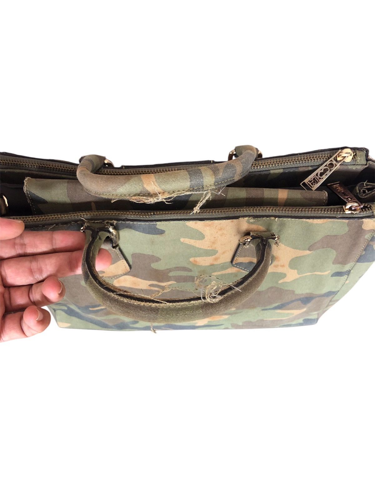 If Six Was Nine COOLATIQUES Camo Avant Garde Style Punk Bag Size ONE SIZE - 9 Thumbnail