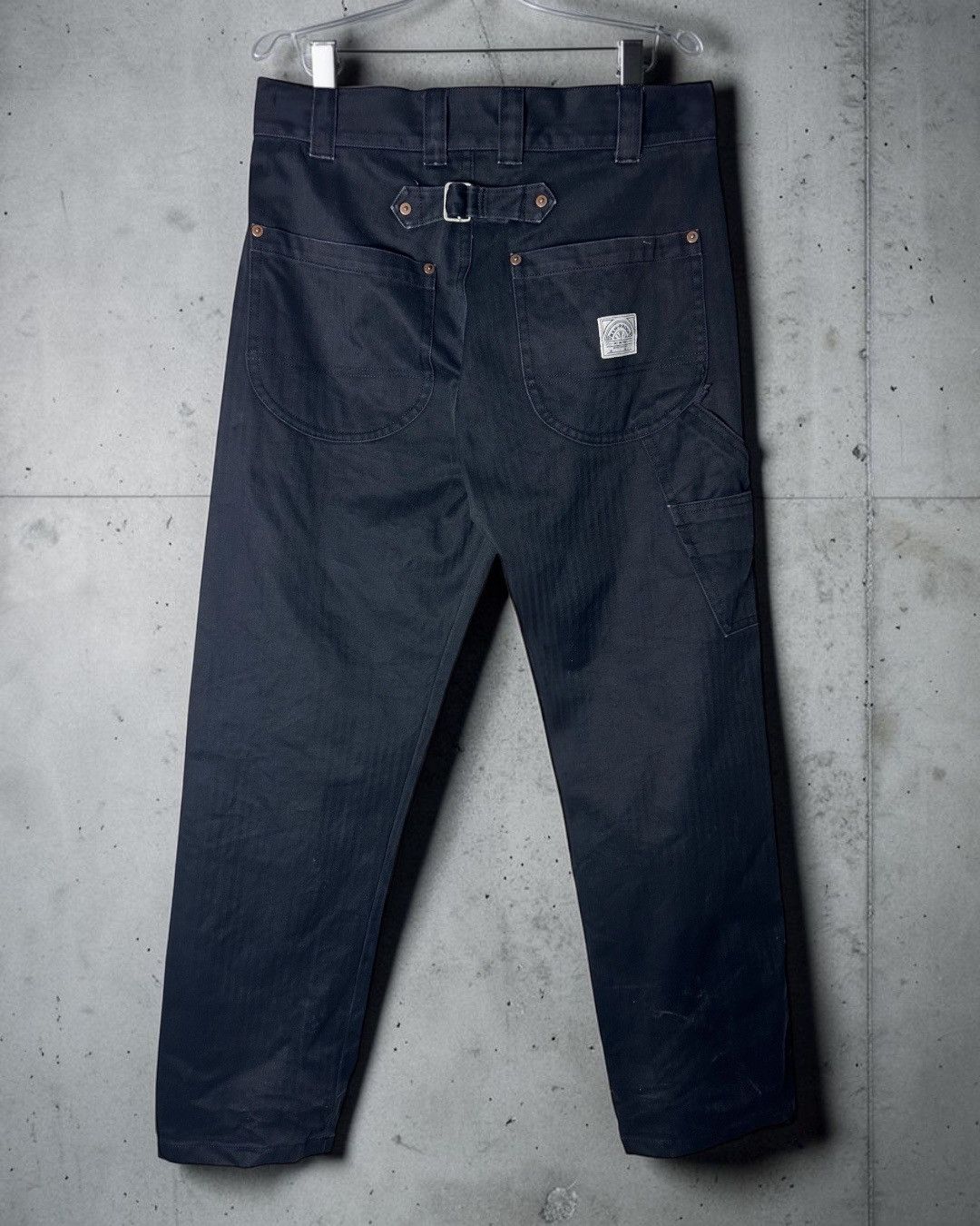 Bounty Hunter BOUNTY HUNTER 90s Painter Pants Black Ura-Hara W32 Size US 32 / EU 48 - 4 Thumbnail