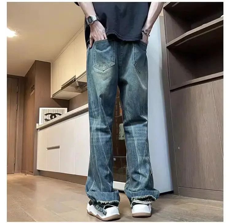 Japanese Brand Retro washed casual distressed jeans Size US 30 / EU 46 - 3 Thumbnail