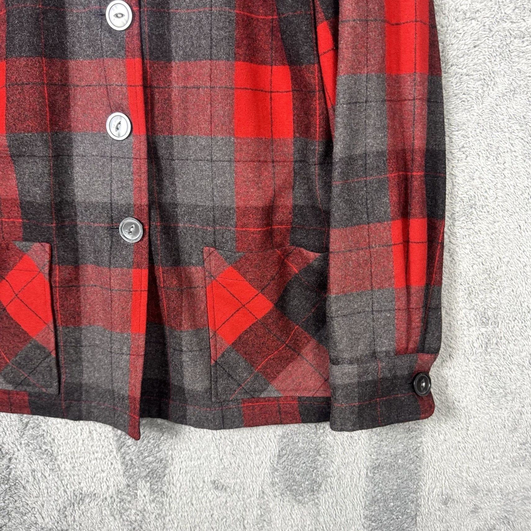 Pendleton VINTAGE Pendleton 49er Jacket Womens L Board Shirt Wool Limited Edition Jacket Size L / US 10 / IT 46 - 2 Thumbnail