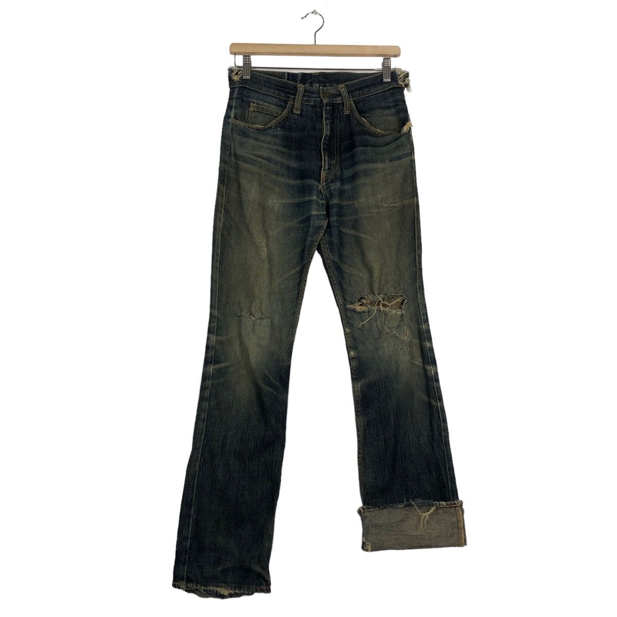 Denime 🔥Rare Distressed Denim Jeans Denime Japan Punk Style Size US 28 / EU 44 - 11 Thumbnail