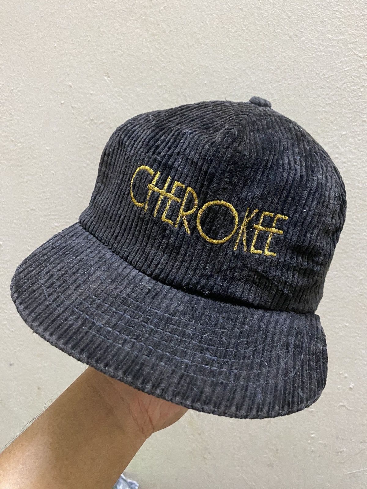 Cherokee × Vintage Vintage 90’s Suede Cherokee Cap Hat Size ONE SIZE - 1 Thumbnail