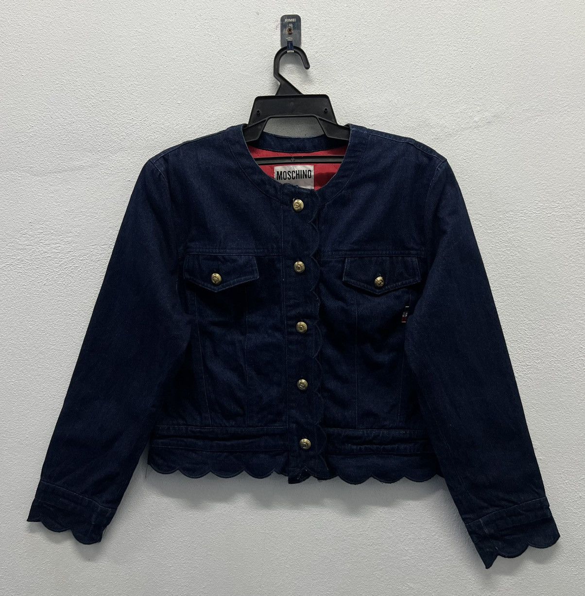 Moschino × Vintage VINTAGE MOSCHINO MILANO DENIM JACKET Size M / US 6-8 / IT 42-44 - 1 Thumbnail