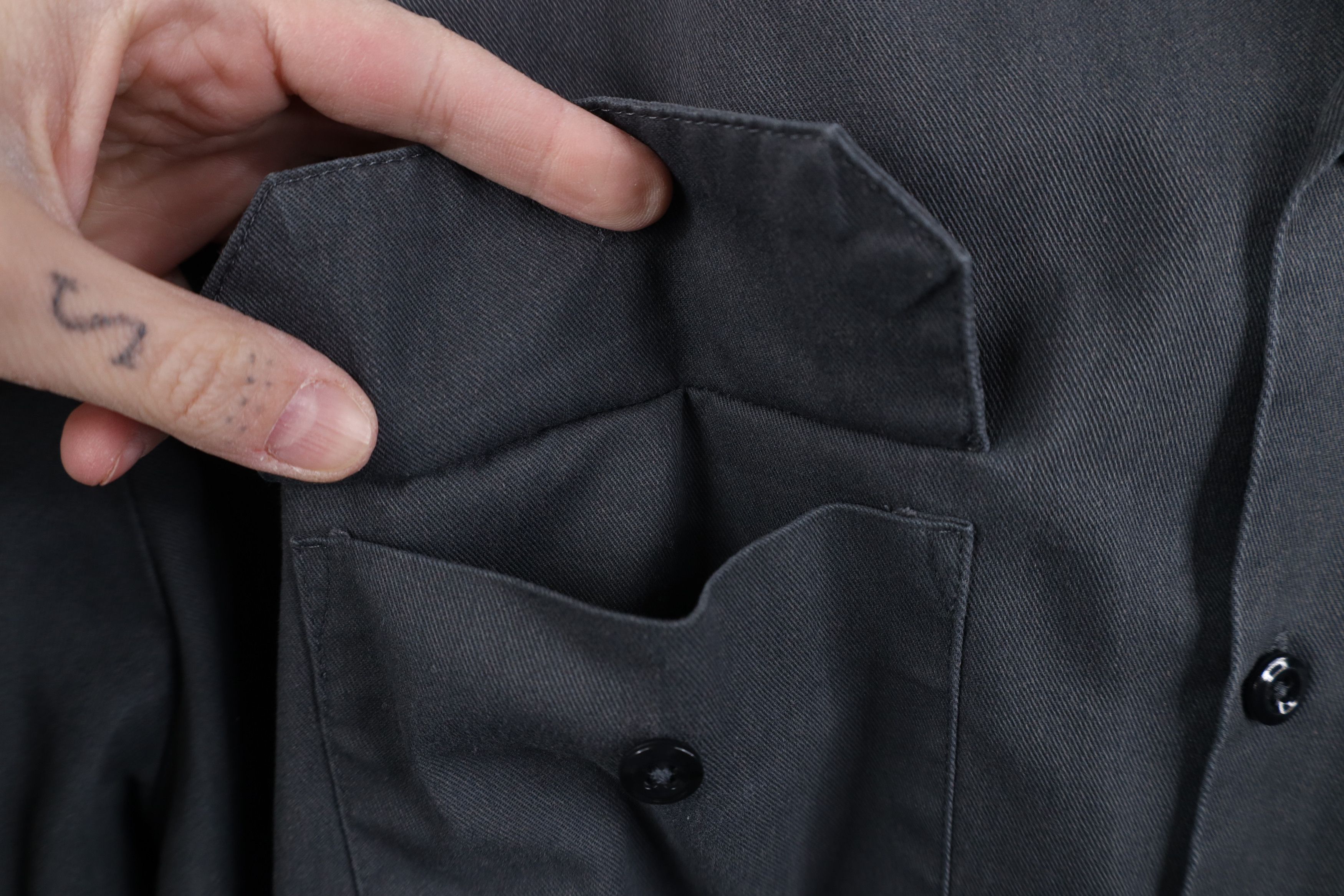 Dickies Vintage Y2K Dickies Workwear Mechanic Button Shirt Gray Size US XXL / EU 58 / 5 - 7 Thumbnail