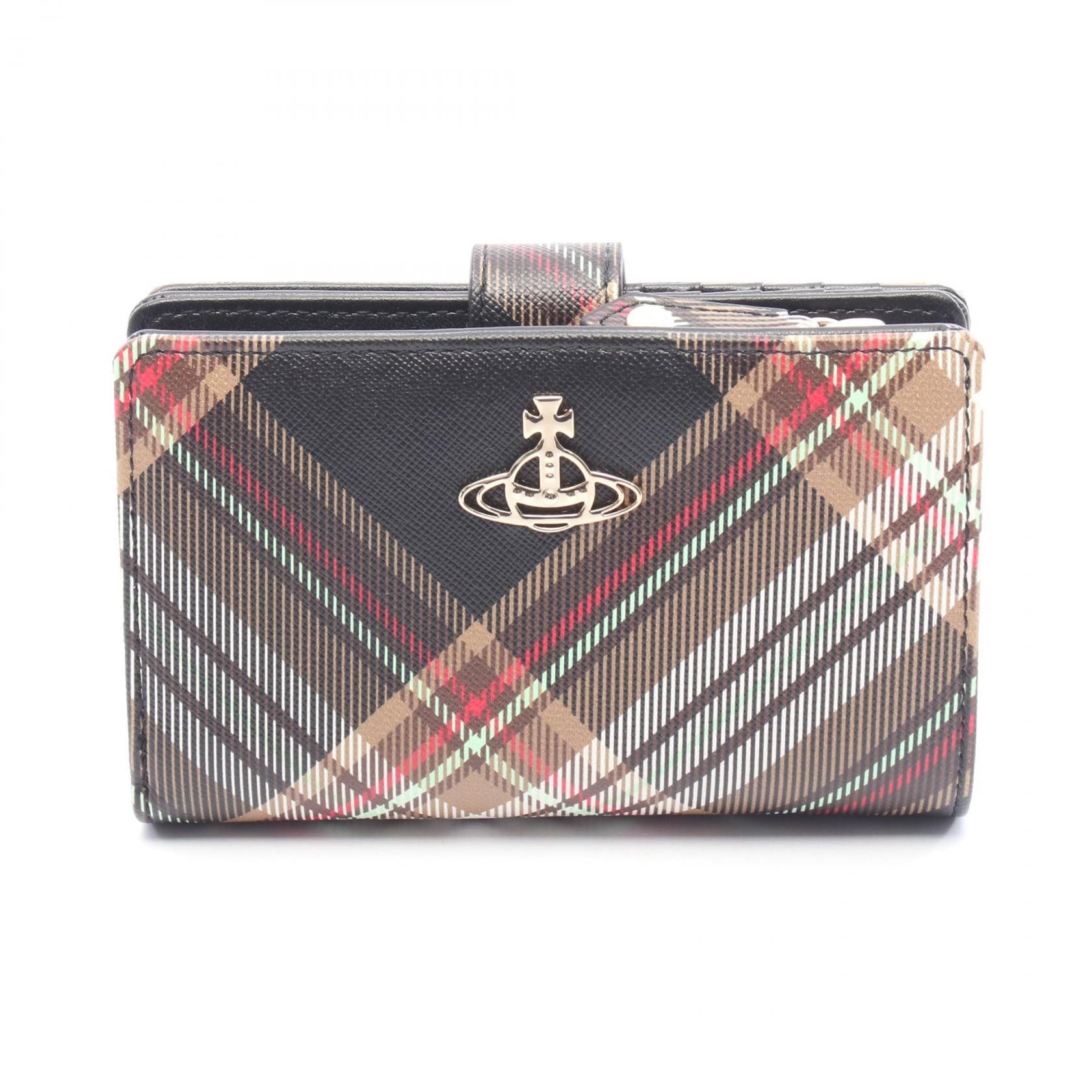 Vivienne Westwood Vivienne Westwood ZIP CARD WALLET PVC Coated Canvas Wallet Canvas Short Wallet 51080028US001KD101 DUTY FREE for USA