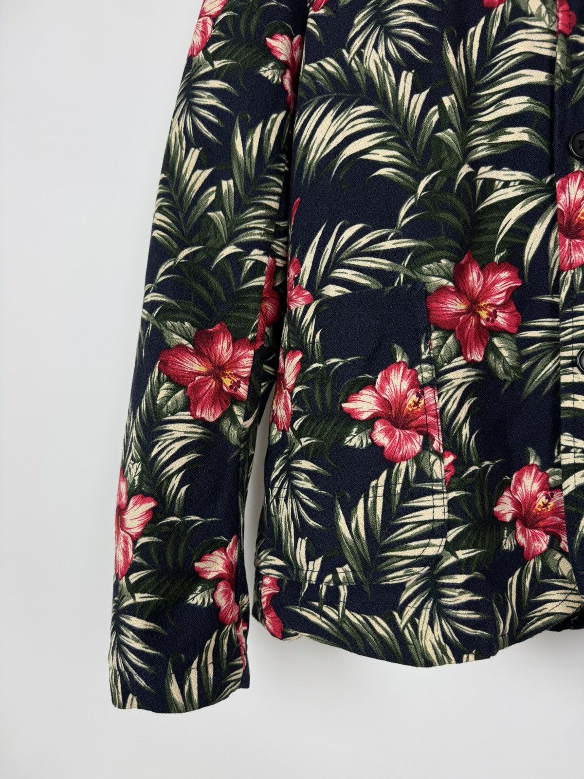 Edwin New! Edwin Simple Post Japanese Denim Floral Blazer Jacket Size US M / EU 48-50 / 2 - 11 Thumbnail