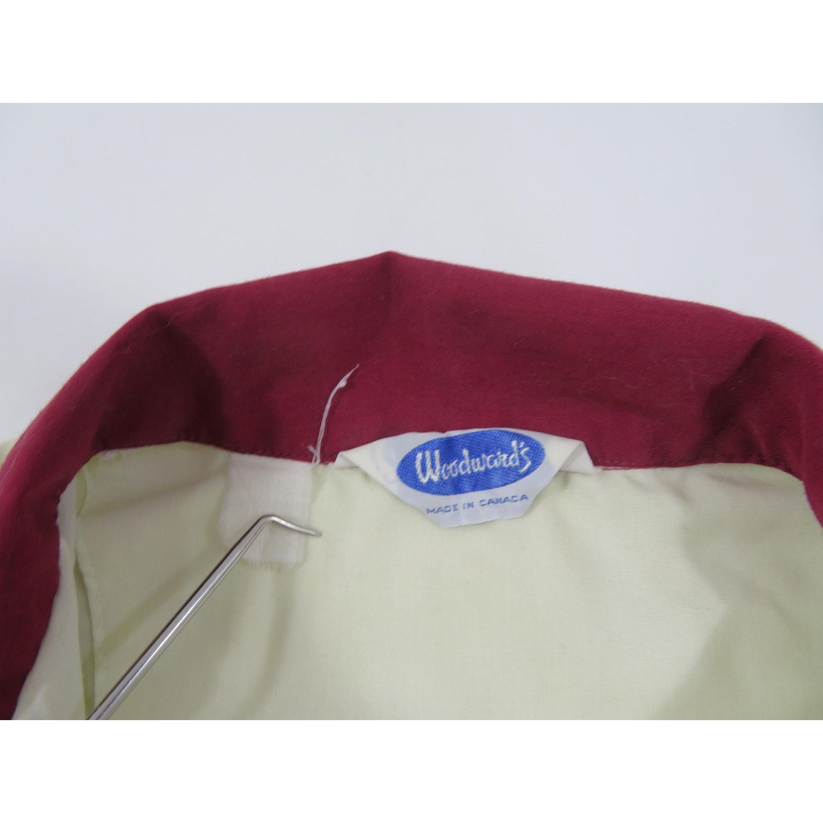 Other Woodward Cabana Shirt Blouse Ivory White, Sz L 1960s Size US L / EU 52-54 / 3 - 3 Thumbnail