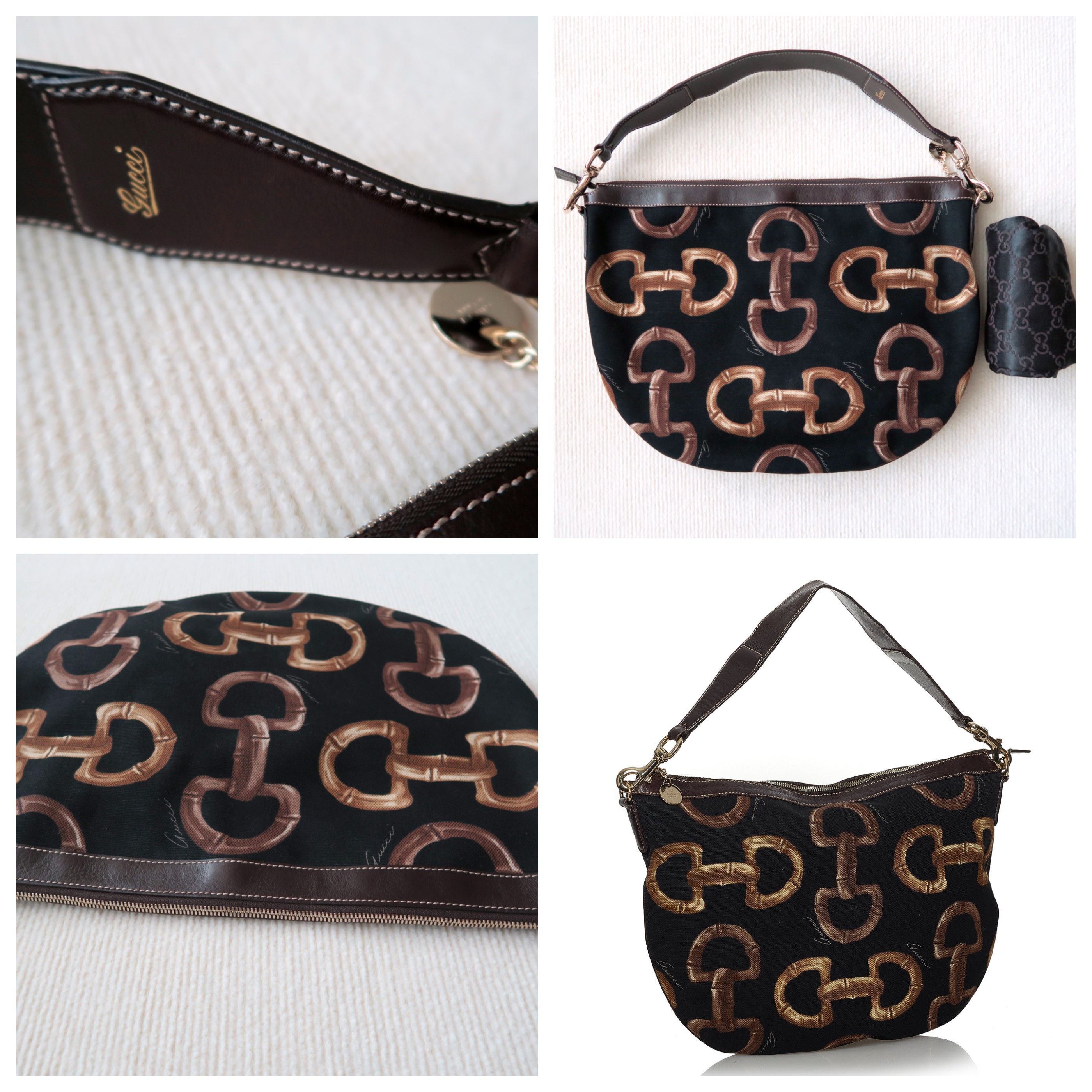 Gucci Gucci Classic Interlocking Bamboo Horsebit Hobo Bag Size ONE SIZE - 5 Thumbnail