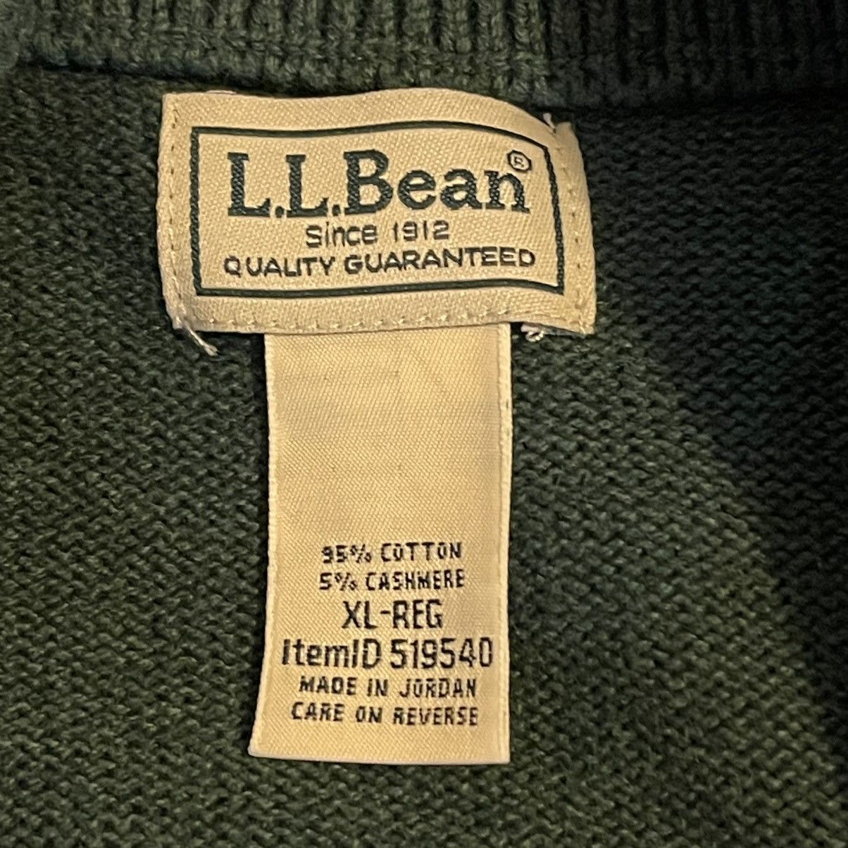 L.L. Bean LL Bean Sweater Adult XL Green Quarter Zip Sweatshirt Size US XL / EU 56 / 4 - 3 Thumbnail