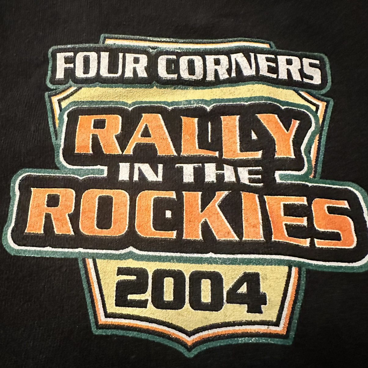 Hanes Vintage 2004 Rally in the Rockies Motorcycle Biker Shirt Size US XL / EU 56 / 4 - 4 Thumbnail