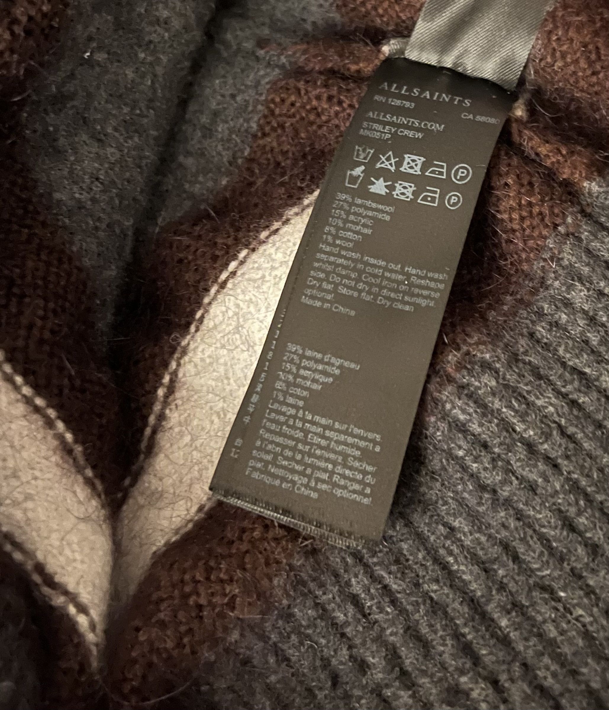 Allsaints Allsaints Striped Knit Sweater Size US XS / EU 42 / 0 - 4 Thumbnail