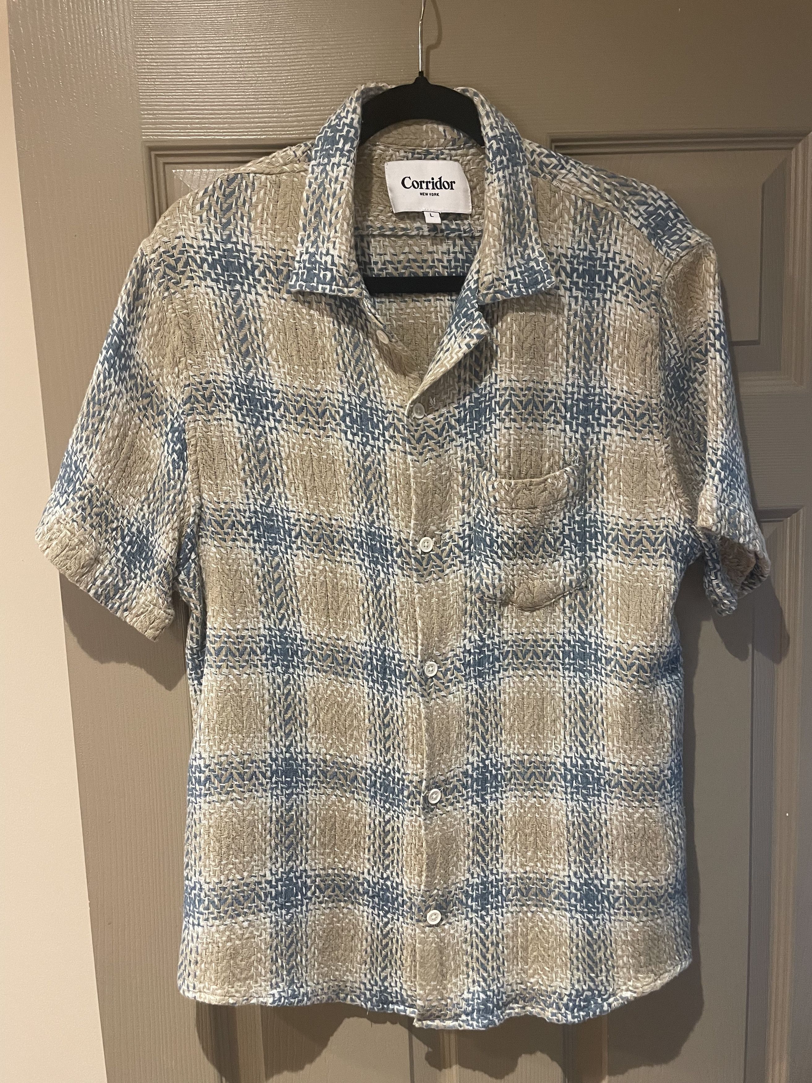 Corridor 2023 Macro Acid Plaid Woven Short Sleeve Shirt Size US L / EU 52-54 / 3 - 1 Thumbnail
