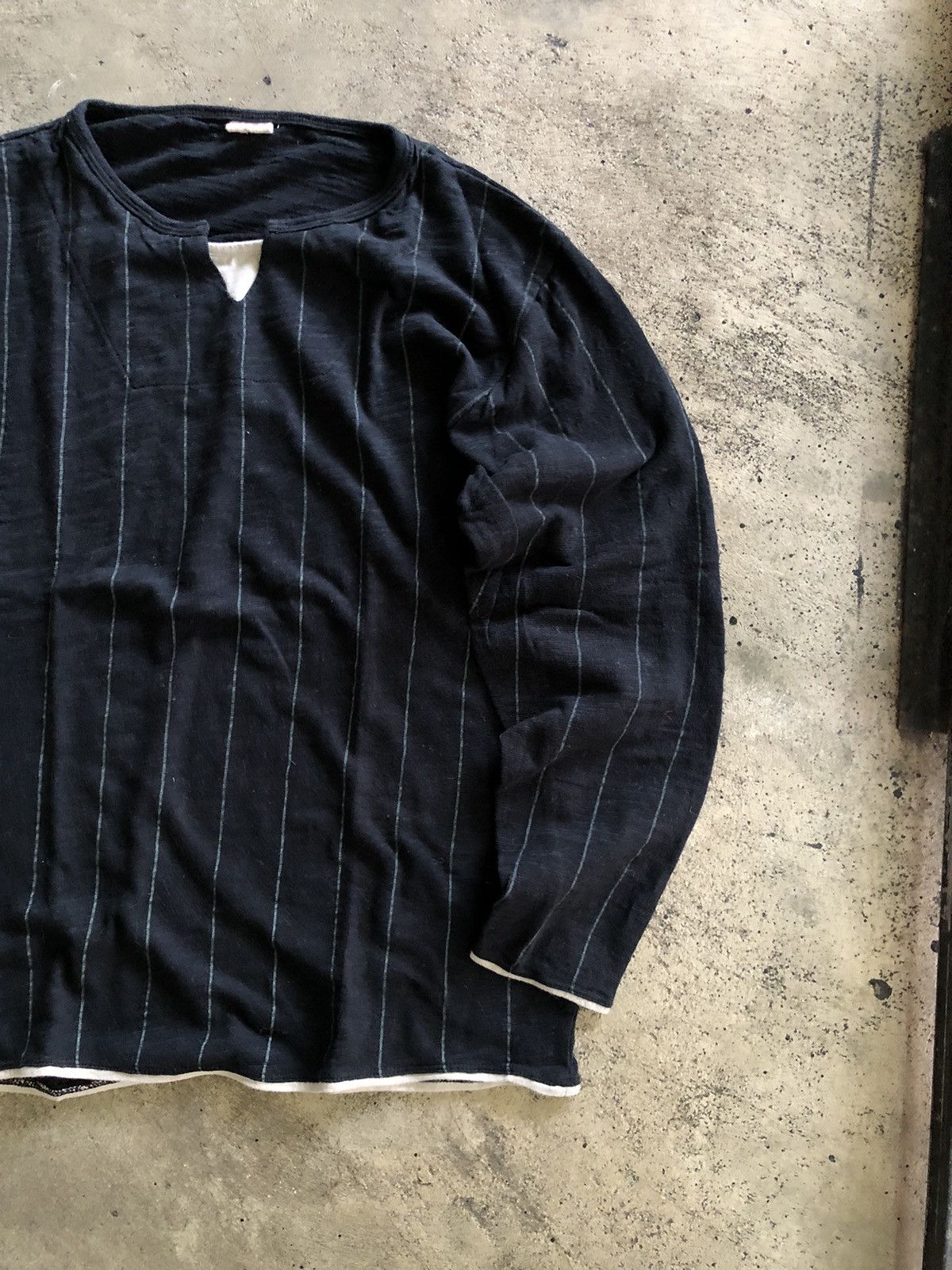 Japanese Brand JAPANESE LONG SLEEVE DOUBLE LAYER STRIPED KURTCOBAIN STYLE Size US M / EU 48-50 / 2 - 2 Thumbnail