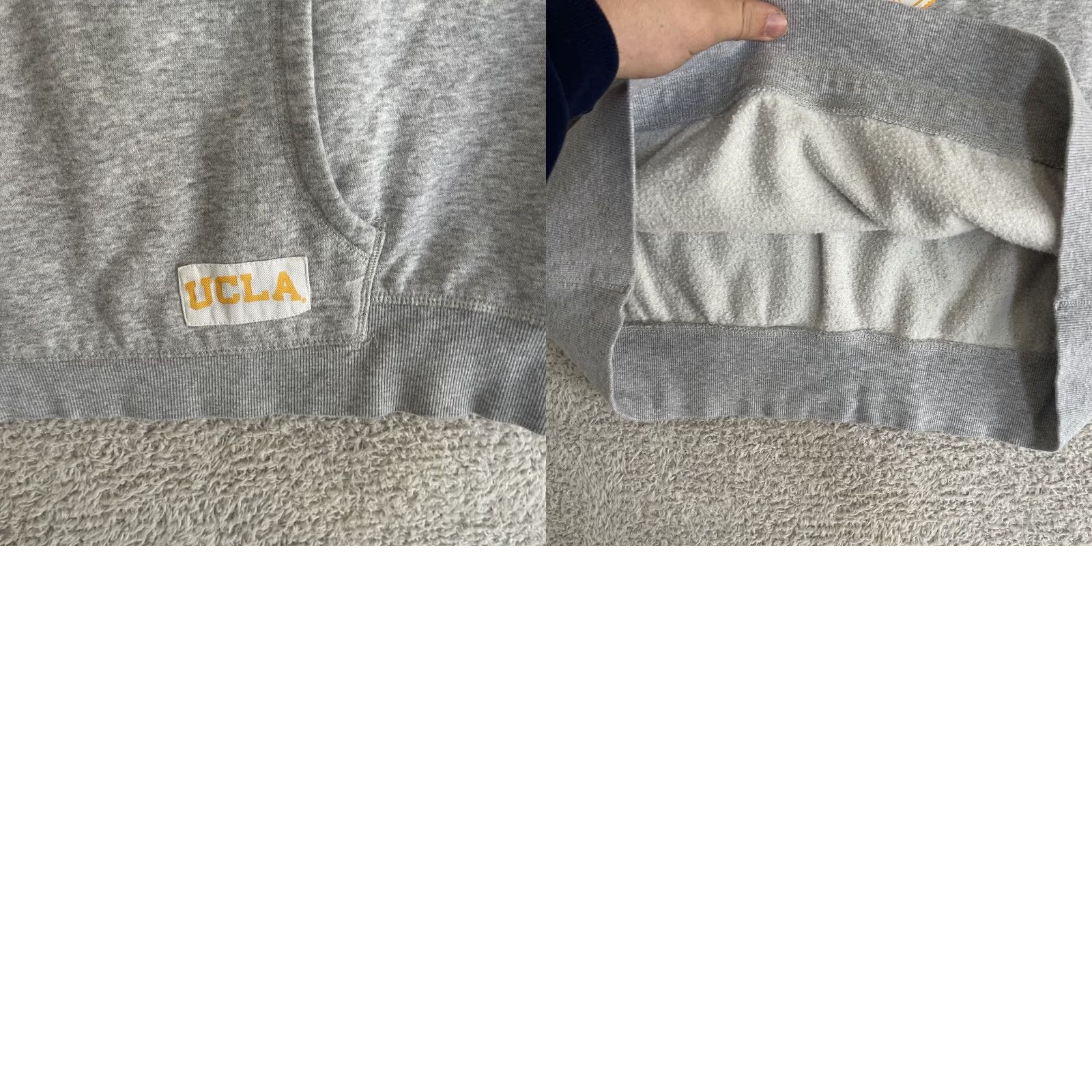 H&M UCLA H&M Hoodie Women's XL Gray Pullover College BOXY Bruins Basketball Y2K Womens Size XL / US 12-14 / IT 48-50 - 9 Thumbnail