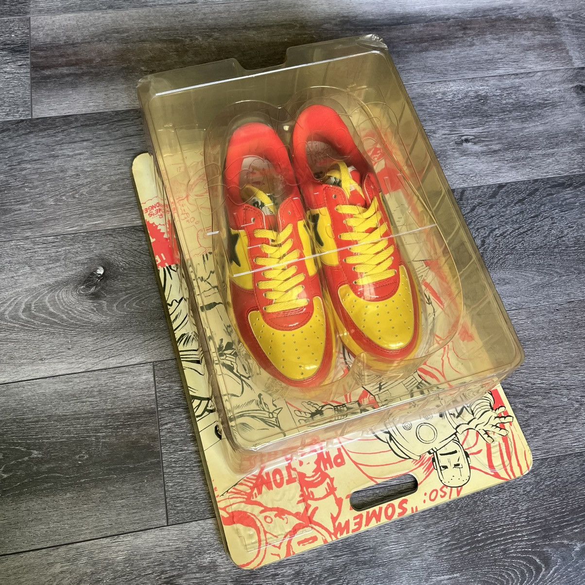Bape × Marvel Comics NEW RARE OG 2005 A BATHING APE BAPESTA IRON MAN MARVEL SHOES Size US 8 / EU 41 - 1 Thumbnail