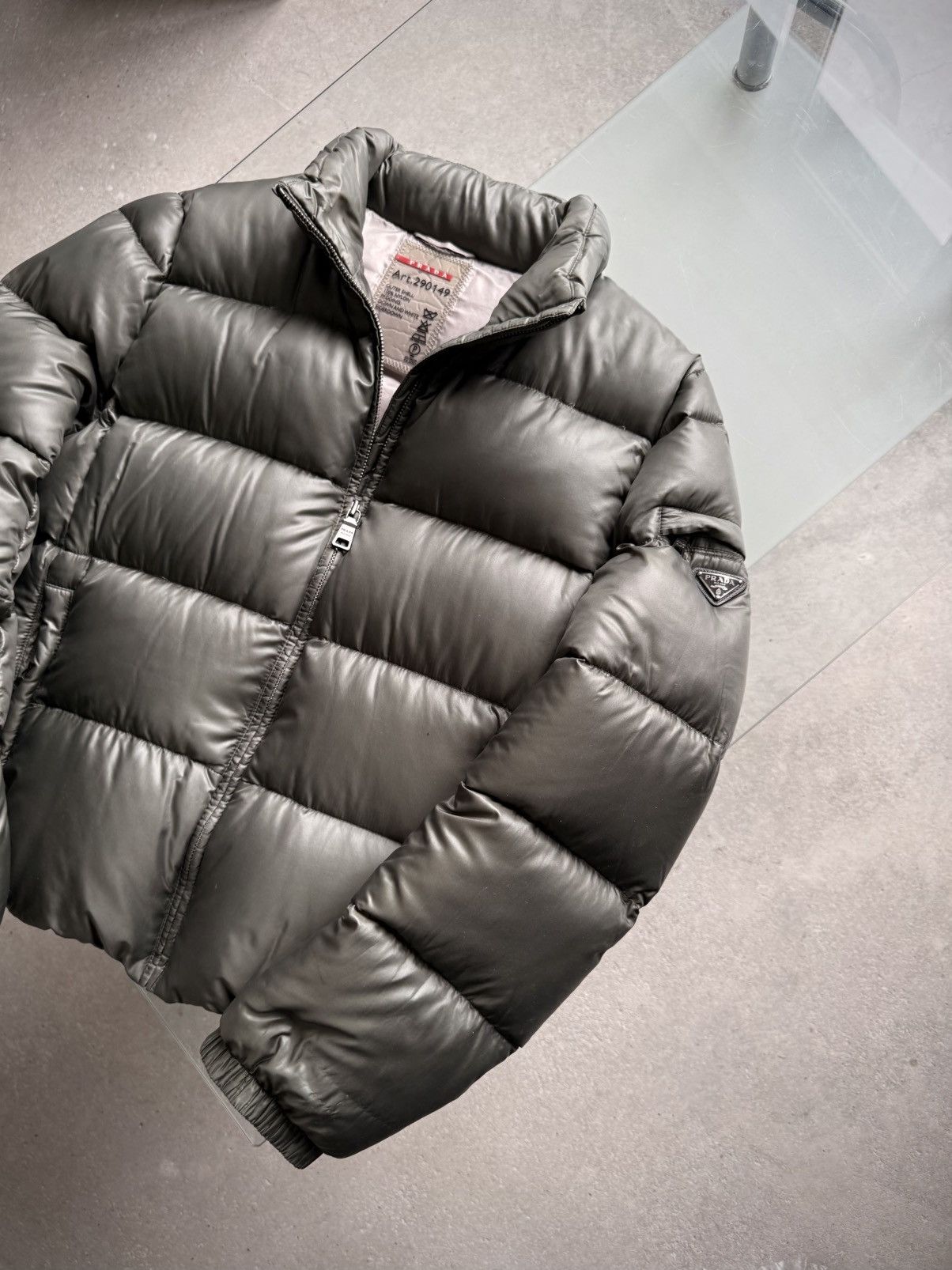 Prada Vintage Prada Down Jacket Dark Green Size M / US 6-8 / IT 42-44 - 3 Thumbnail