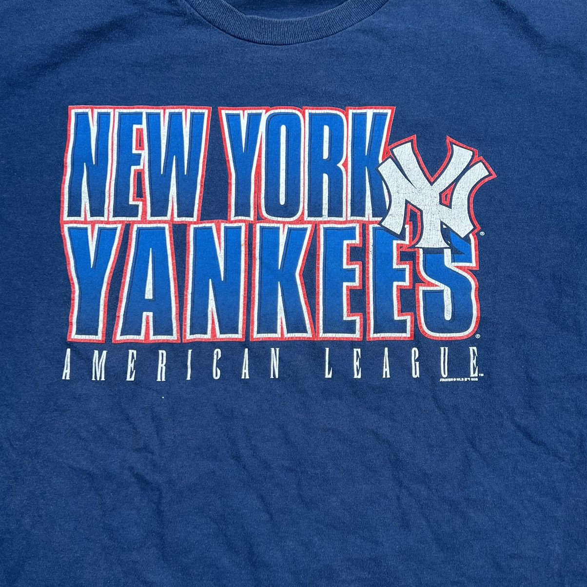 Starter × Vintage Vintage Starter 1998 New York Yankee American League Tshirt Size US XL / EU 56 / 4 - 2 Thumbnail