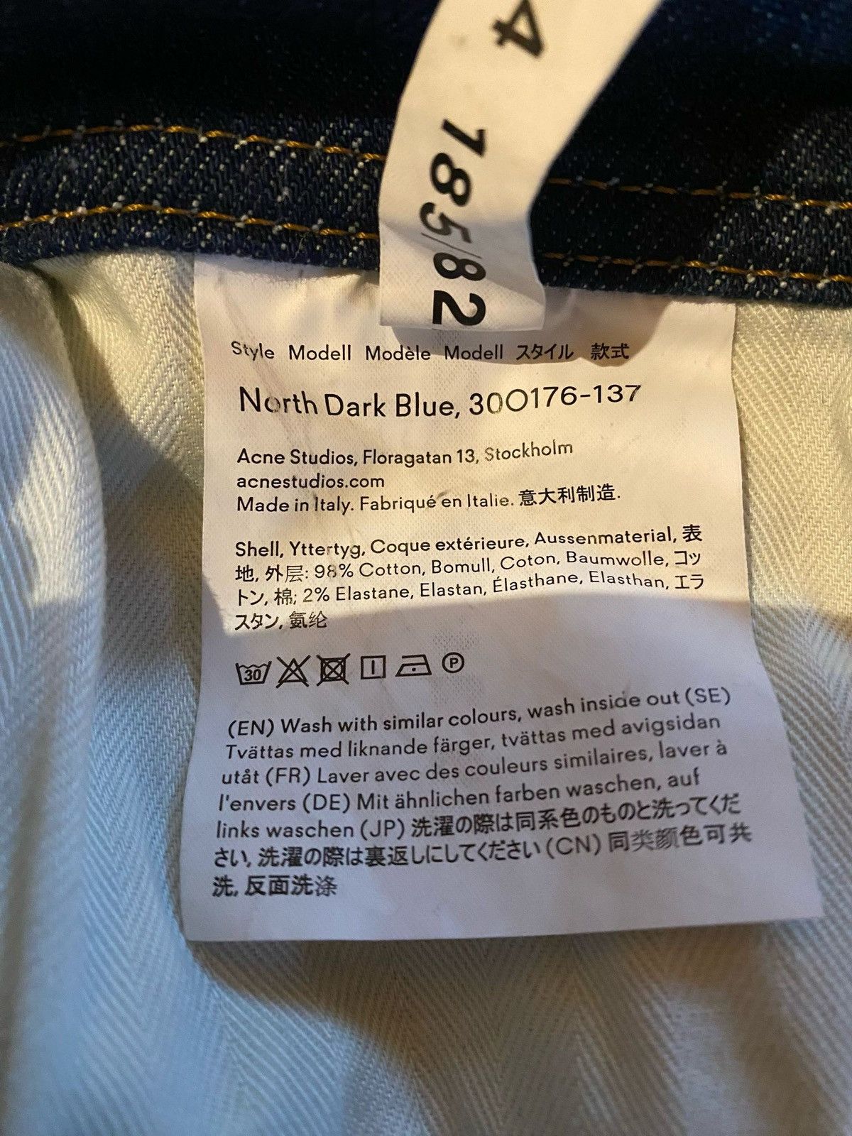 Acne Studios Acne Studios Blå Konst ‘North’ Slim Fit Women’s Jeans Size 30" / US 8 / IT 44 - 8 Thumbnail