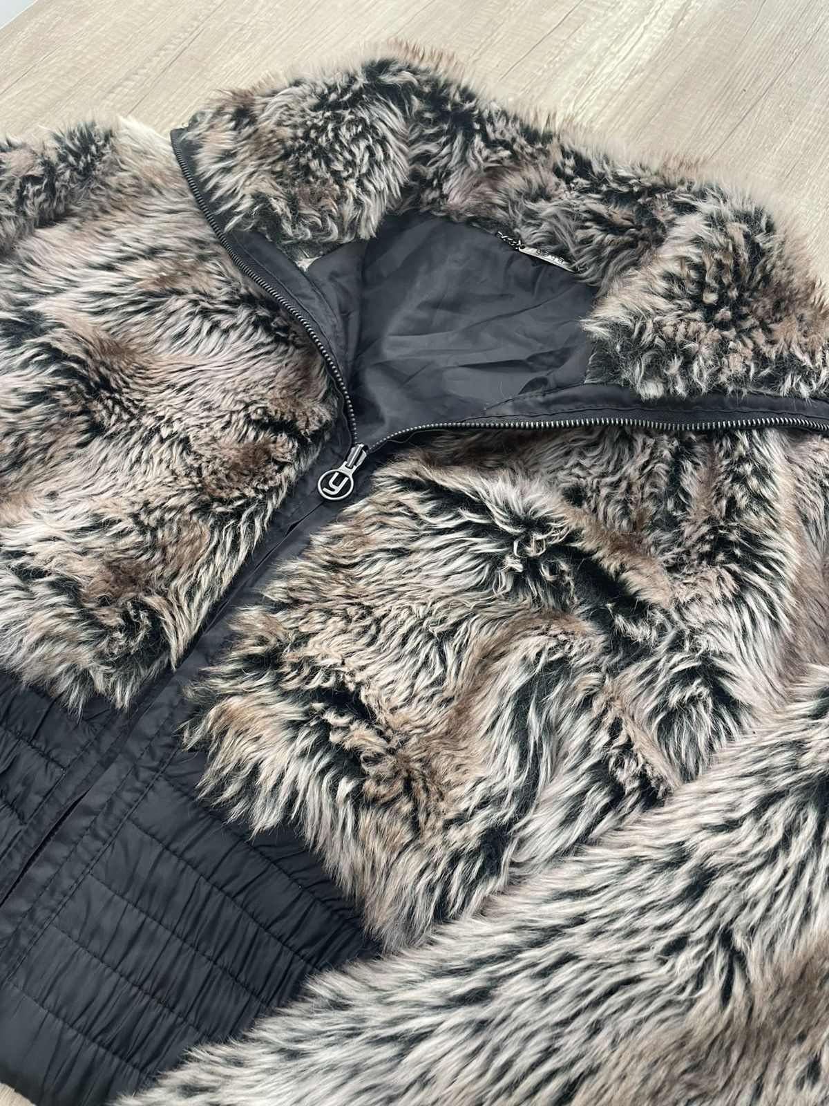 Hysteric Glamour Y2K fur fuzzy opium japanese cropped bomber if six was nine Size US M / EU 48-50 / 2 - 5 Thumbnail