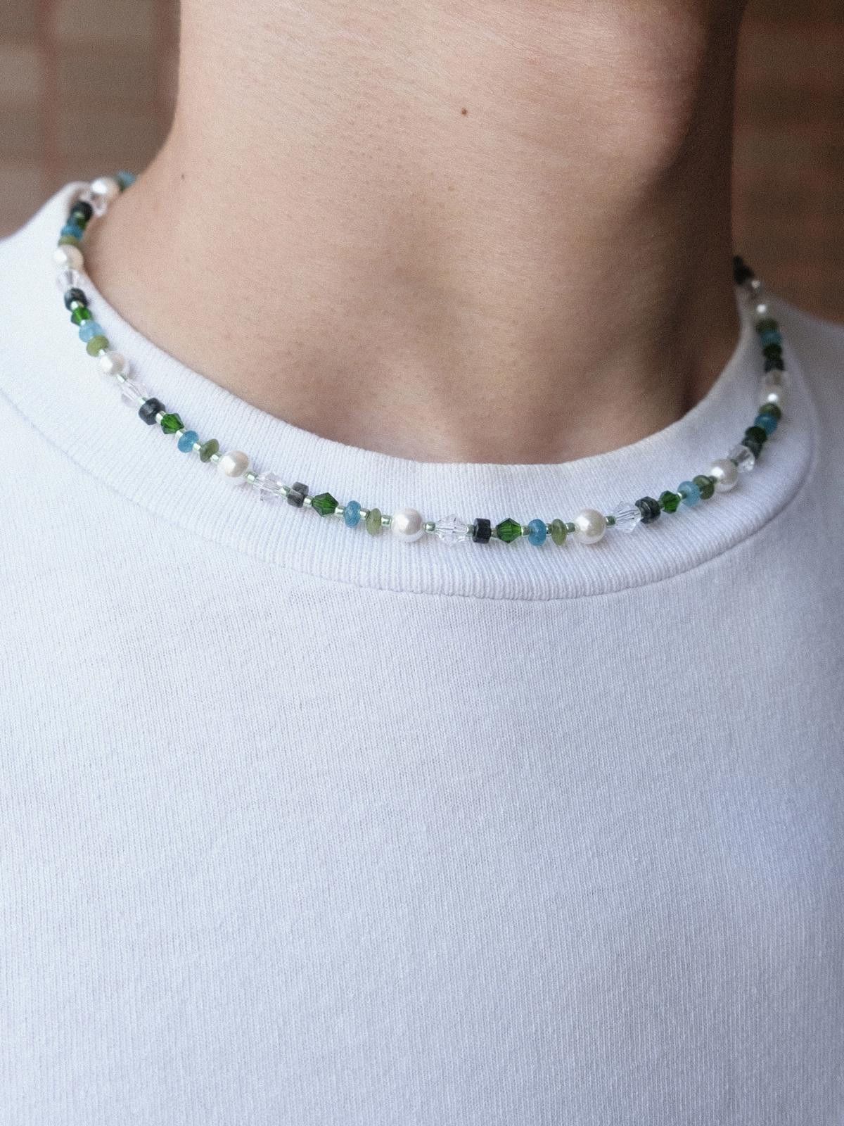 Handmade Summer Vibe Natural Shell Pearl Handmade Beaded Necklace Size ONE SIZE - 3 Thumbnail