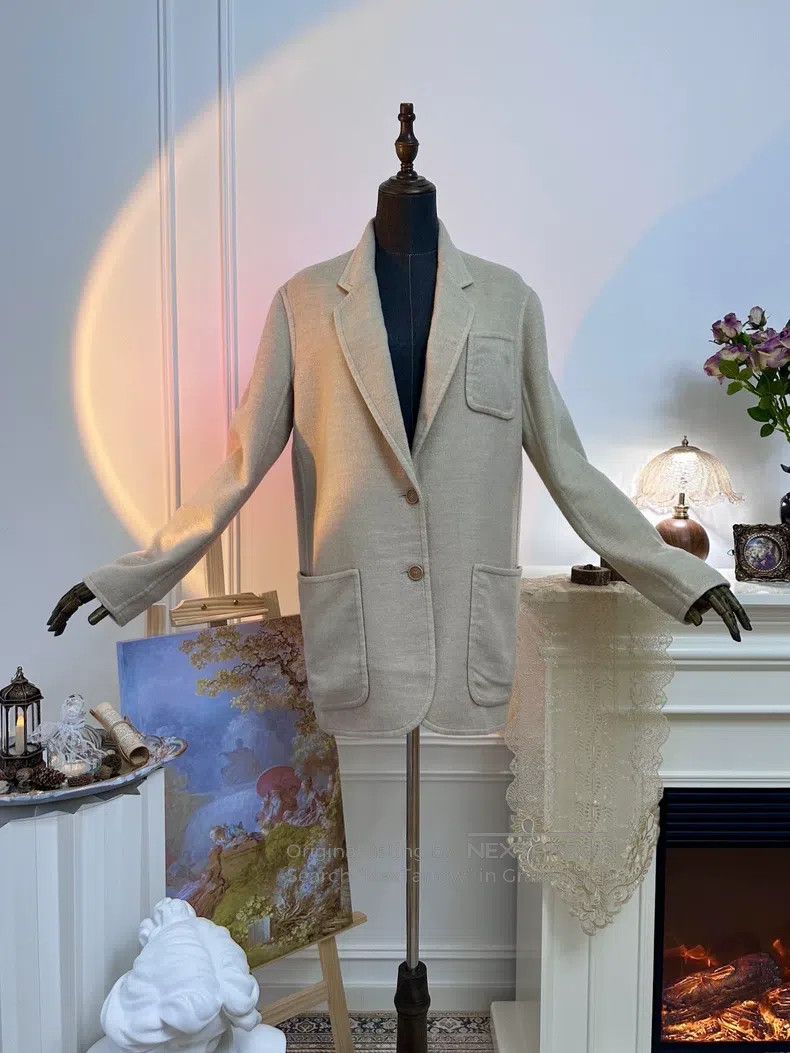 Hermes Hermes Margiela Era Cashmere Double-Faced Tweed Suit Jacke Size XS / US 0-2 / IT 36-38 - 1 Thumbnail