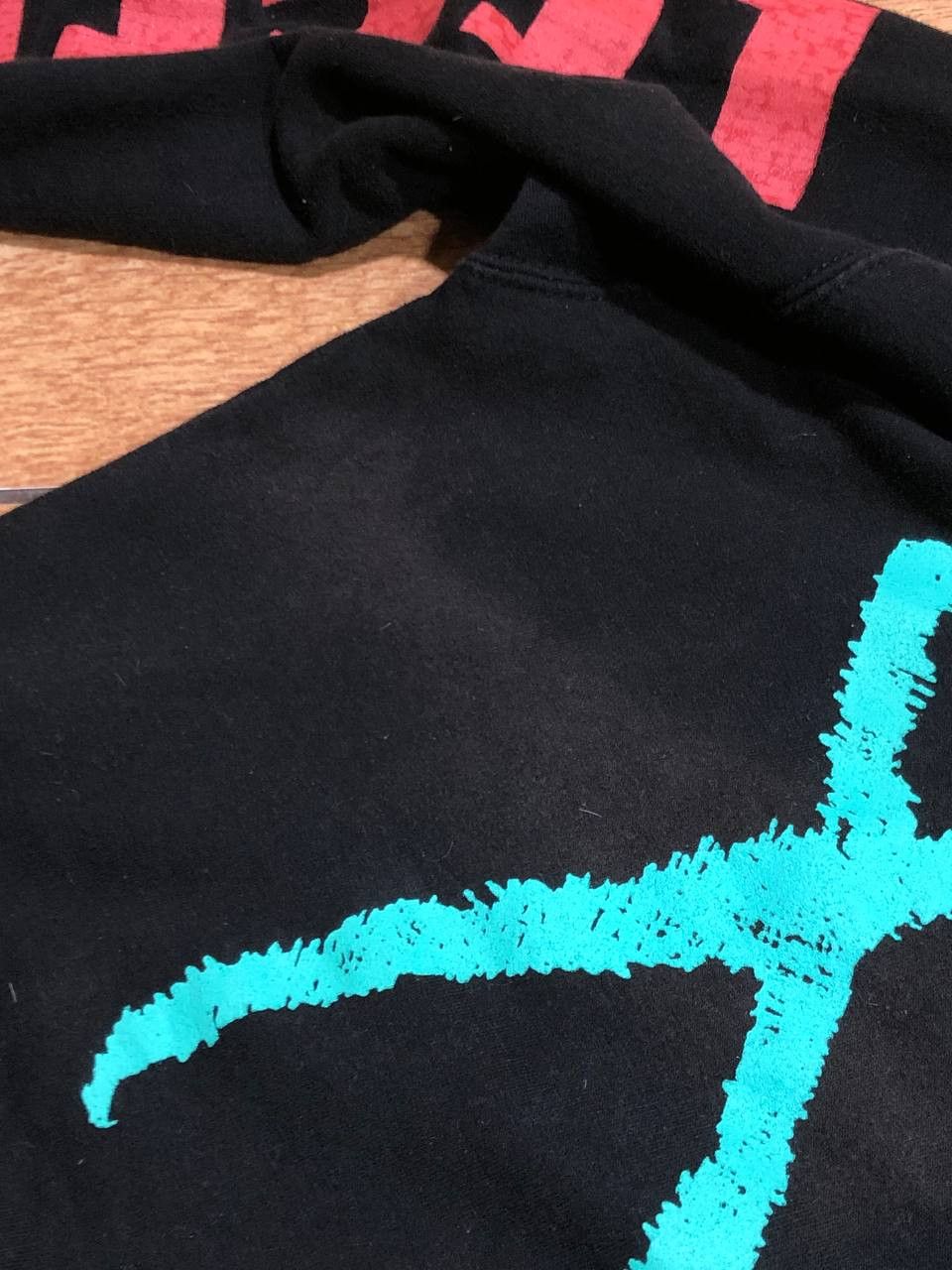 XO vintage streetwear big logo XO Sweatshirt black hoodie Size US M / EU 48-50 / 2 - 12 Thumbnail
